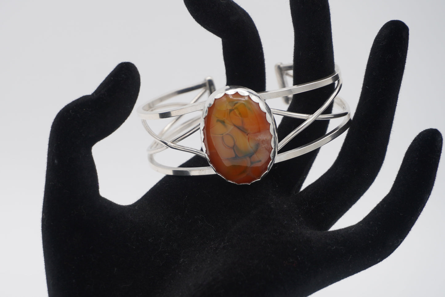 Dragon Vein Agate Bracelet