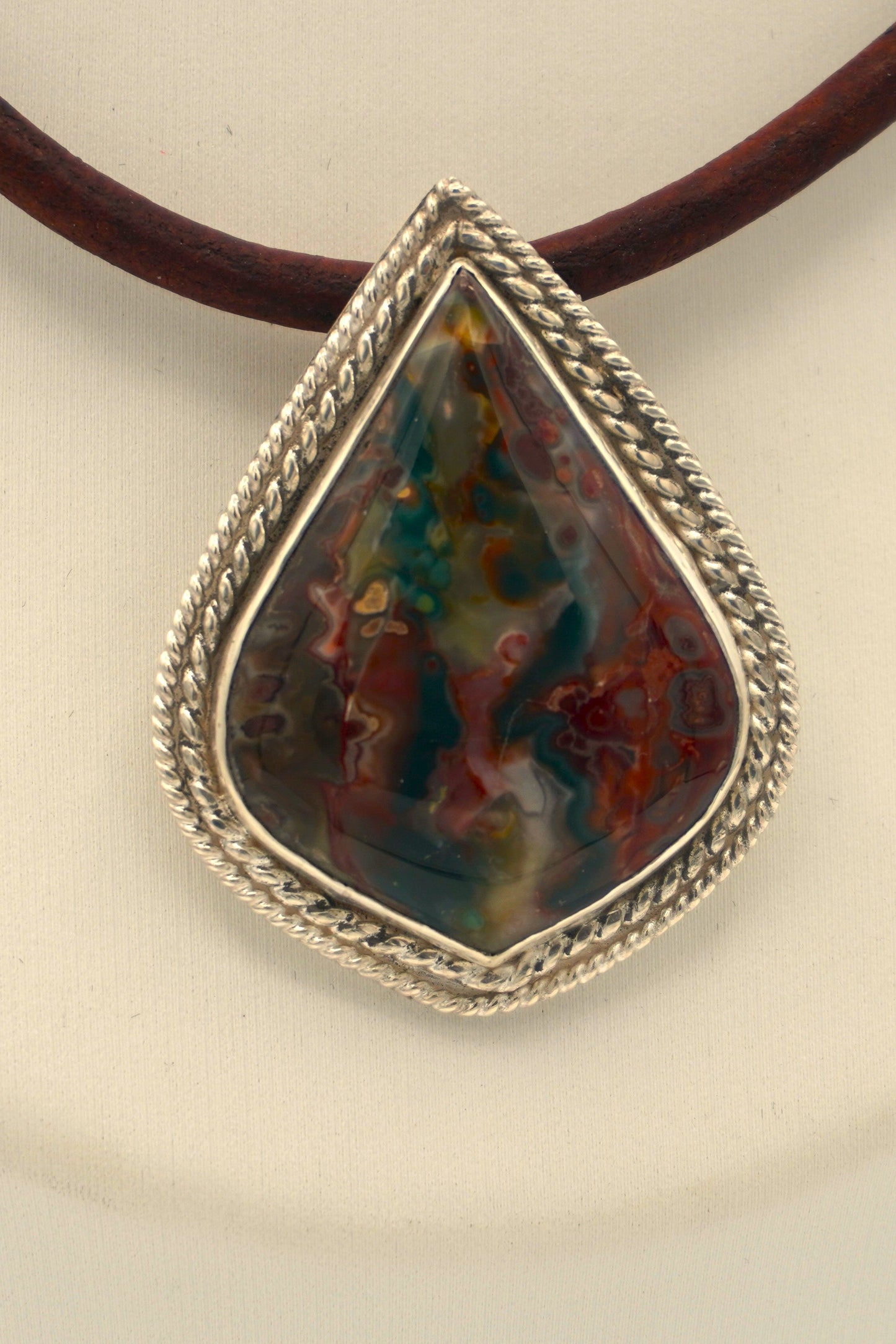 Idaho Sunset Jasper Pendant