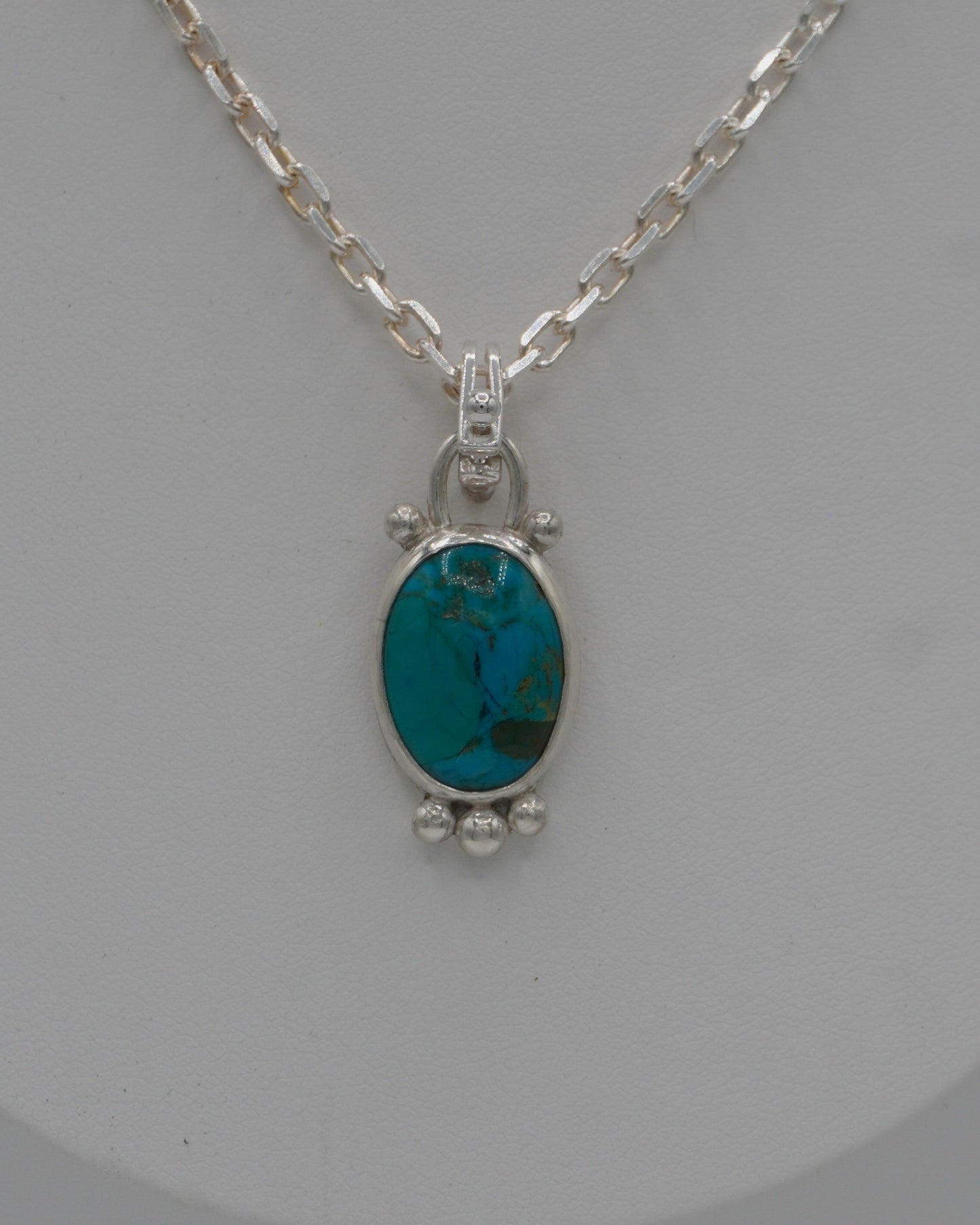 Turquoise Oval Pendant
