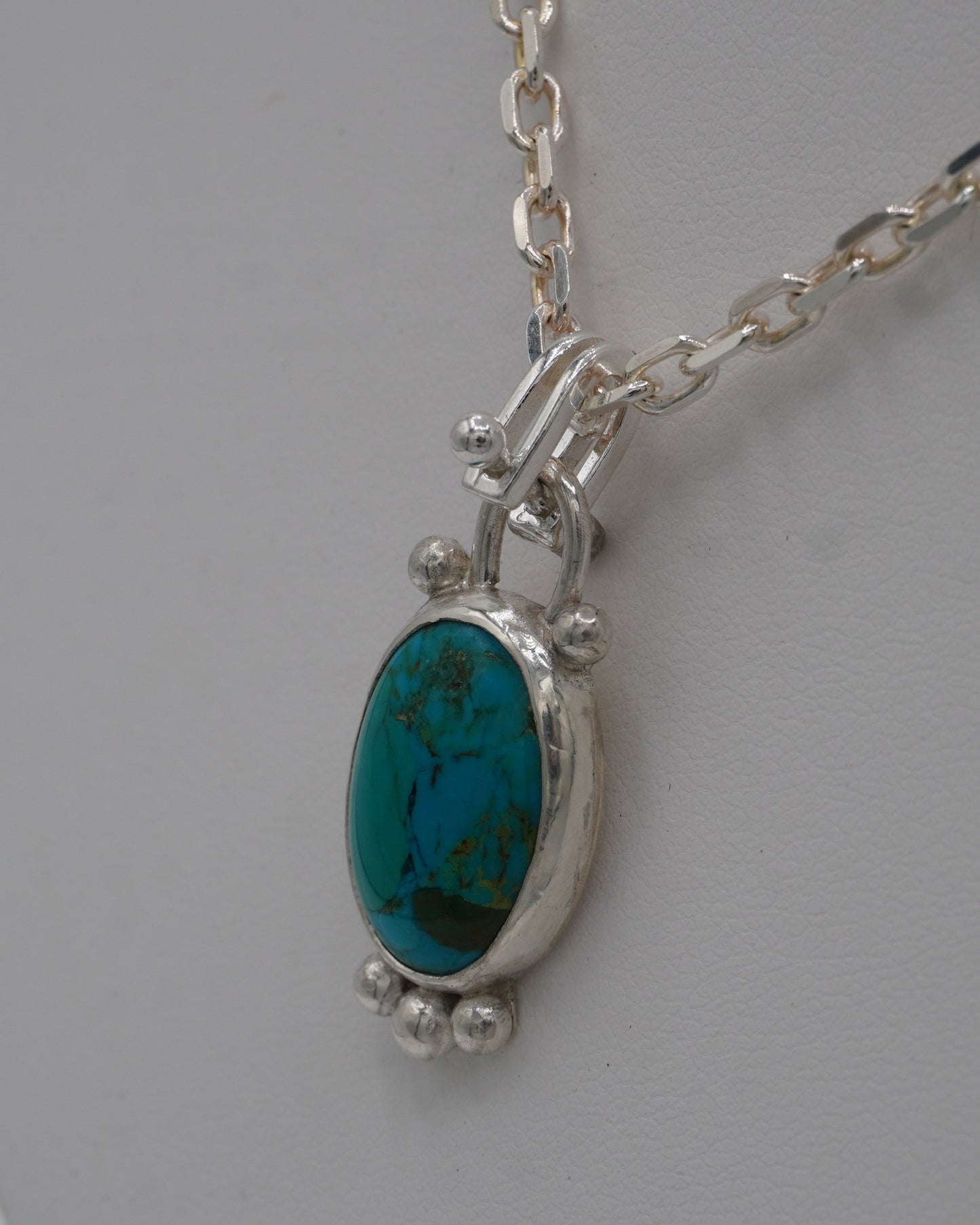 Turquoise Oval Pendant