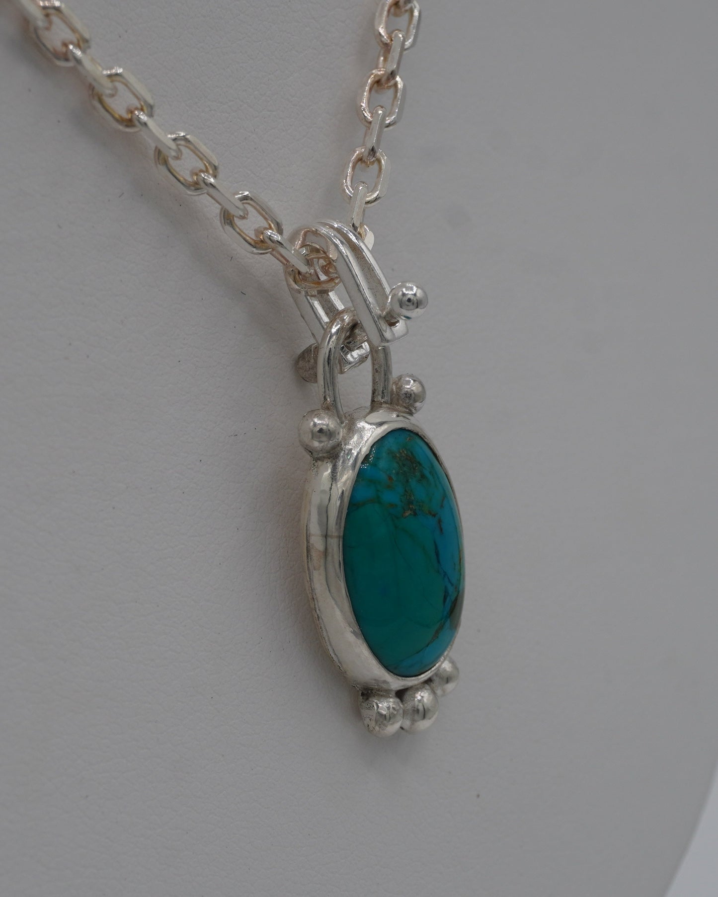 Turquoise Oval Pendant