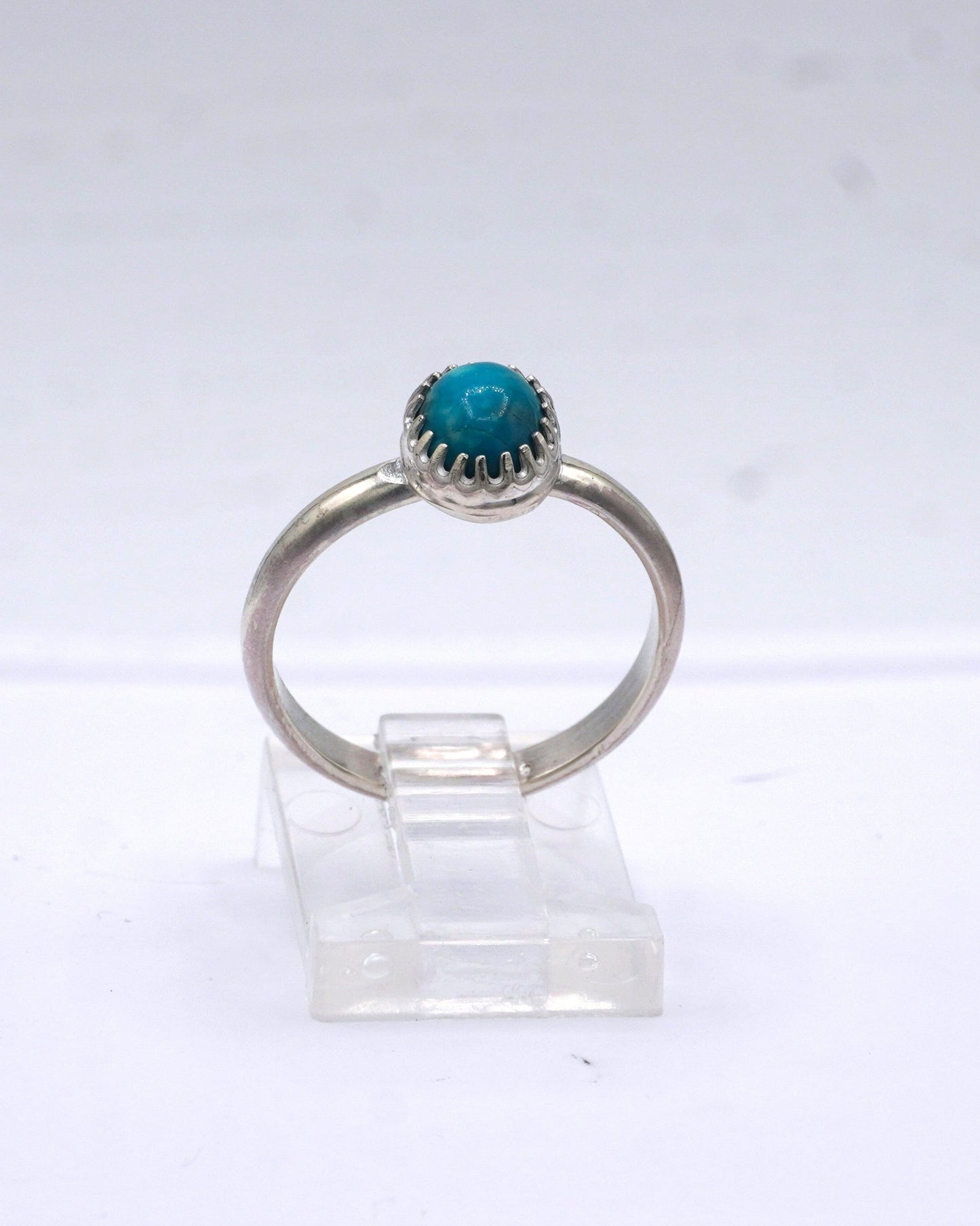 Chrysocolla Solitaire Ring