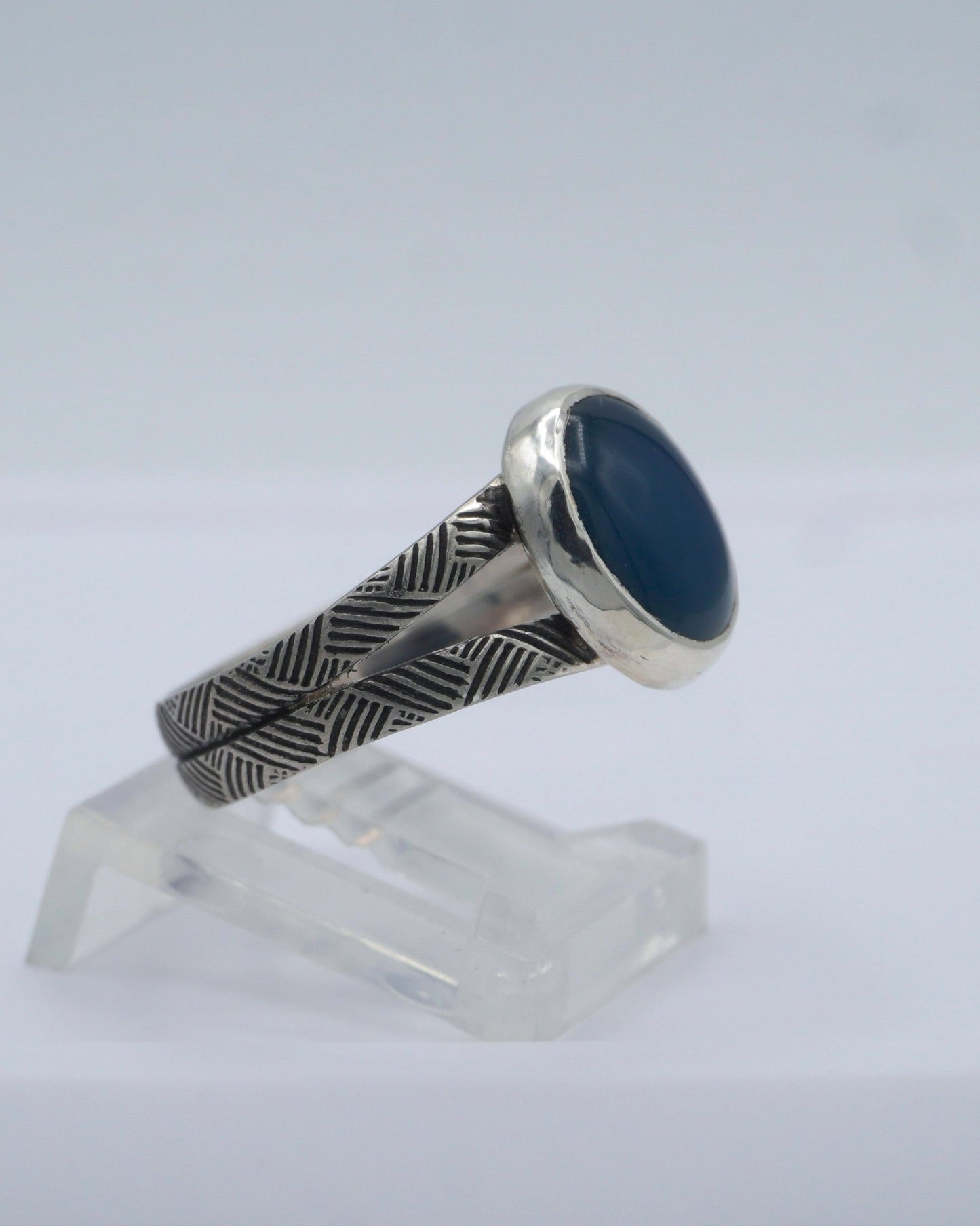 Blue Chalcedony Ring