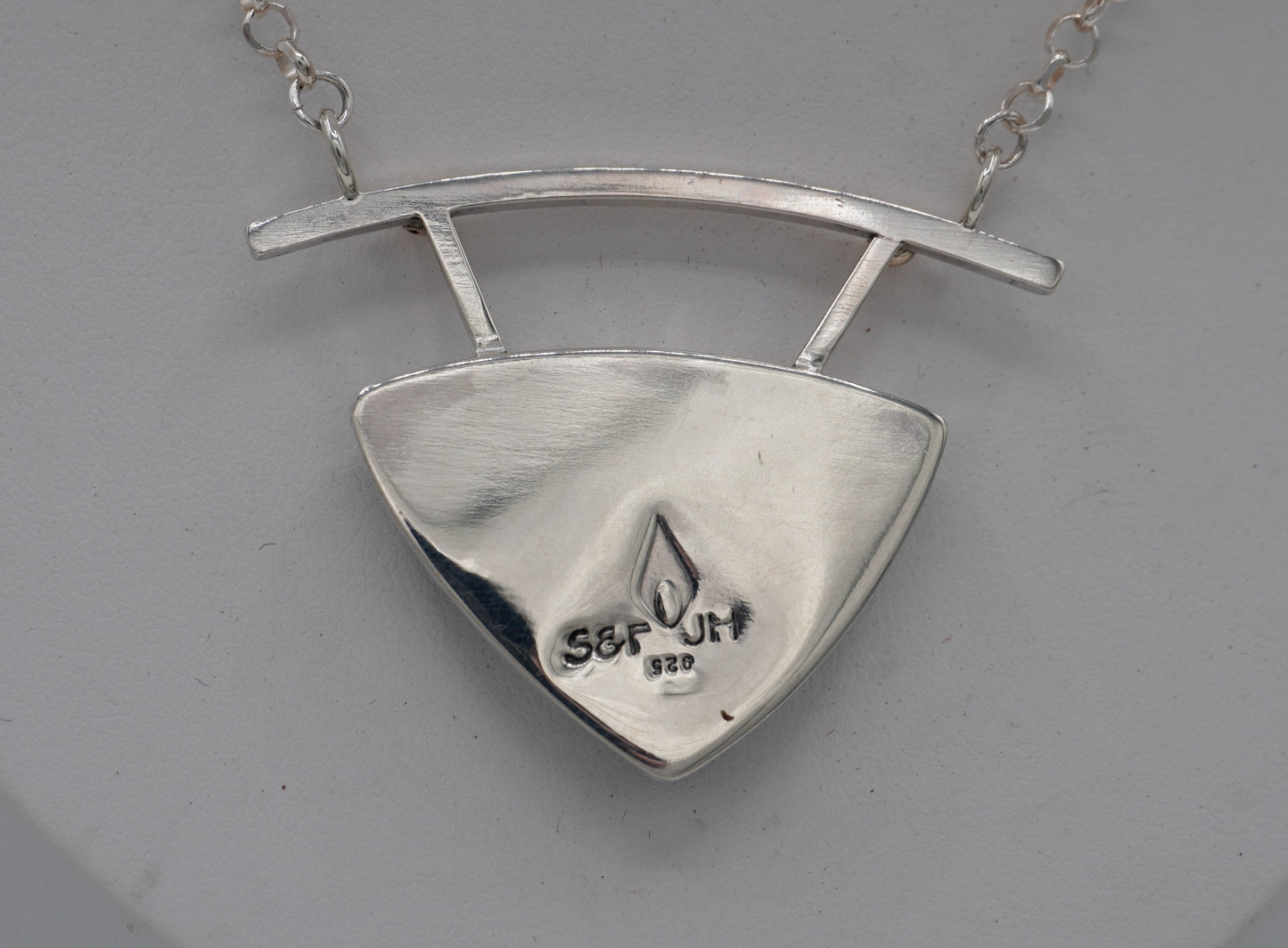 Lapis Lace Onyx with Gold Accents Pendant