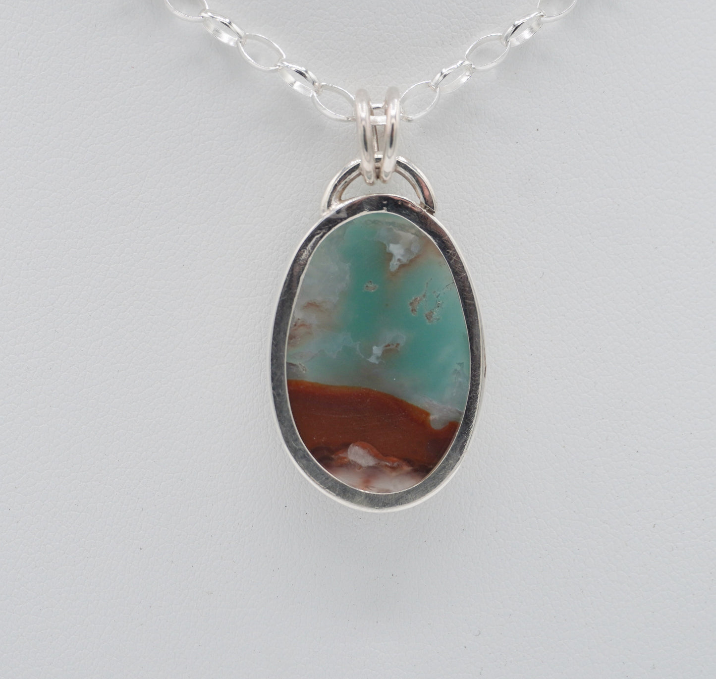 Chrysoprase Pendant Necklace