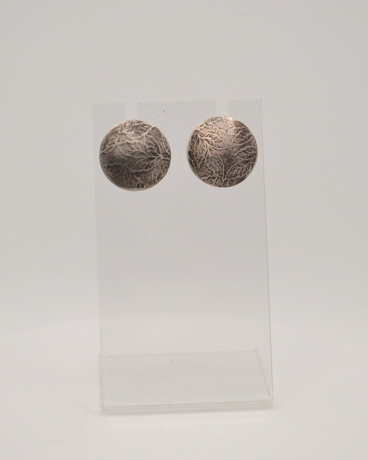 Leaf Textured Post earrings