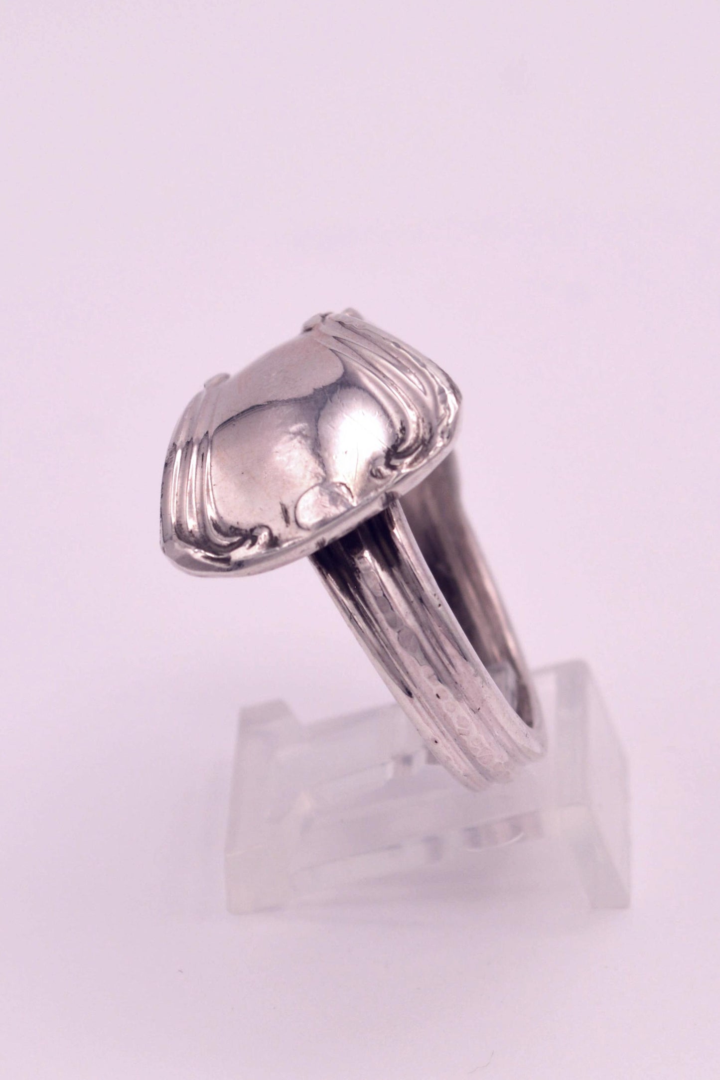 Large Sterling Spoon Ring