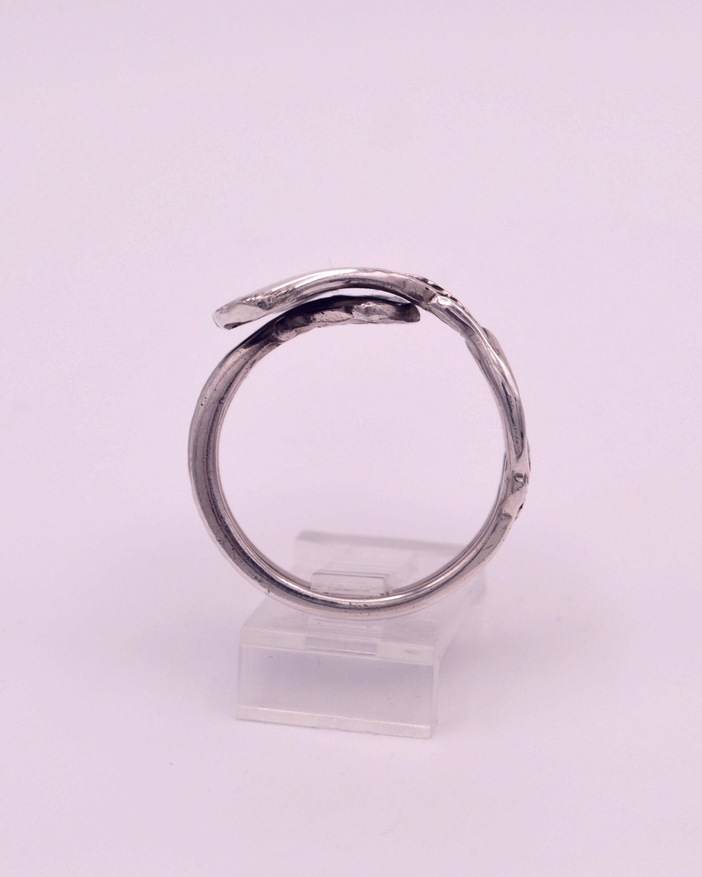 Large Sterling Spoon Ring