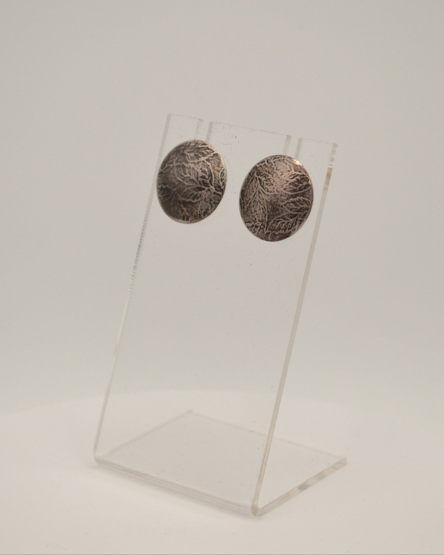 Leaf Textured Post earrings
