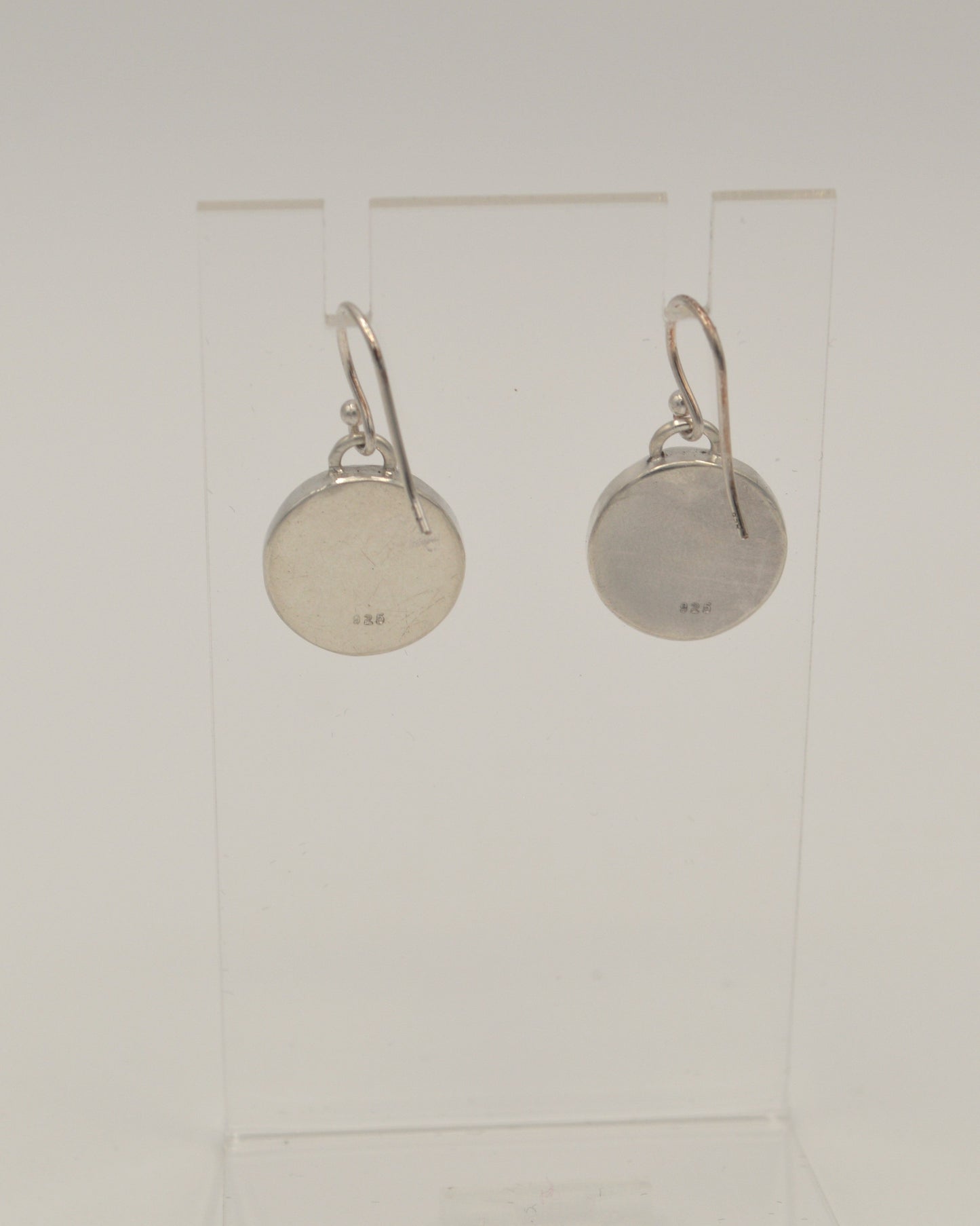 Round Kyanite Dangle Earrings