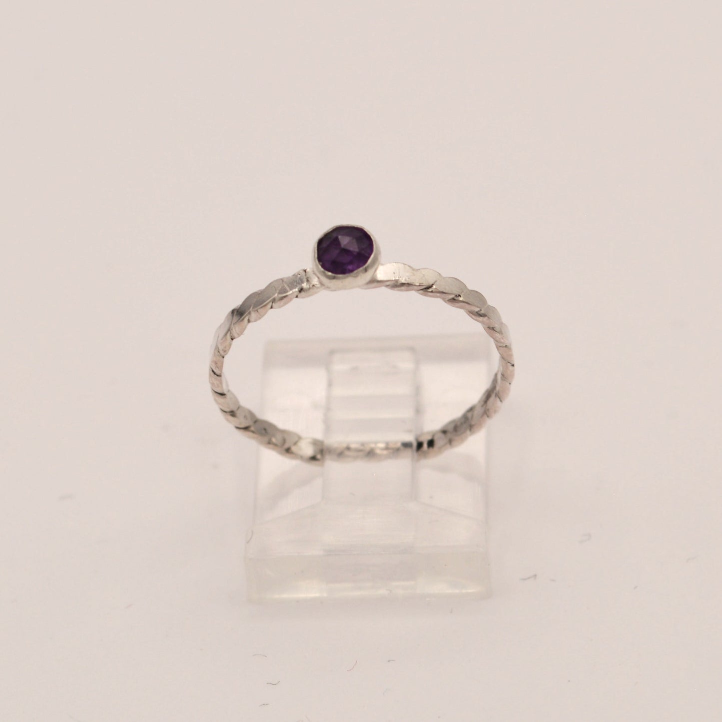 Amethyst Stacking Ring