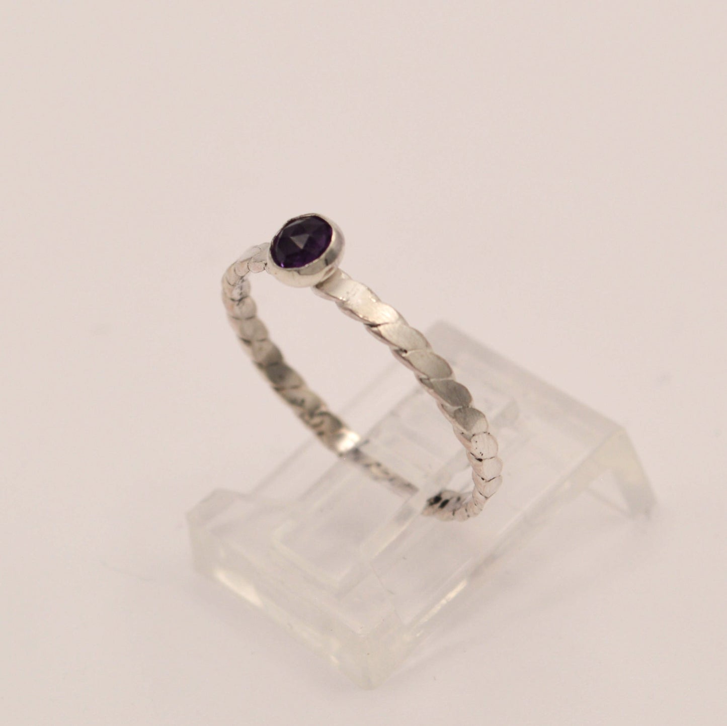 Amethyst Stacking Ring