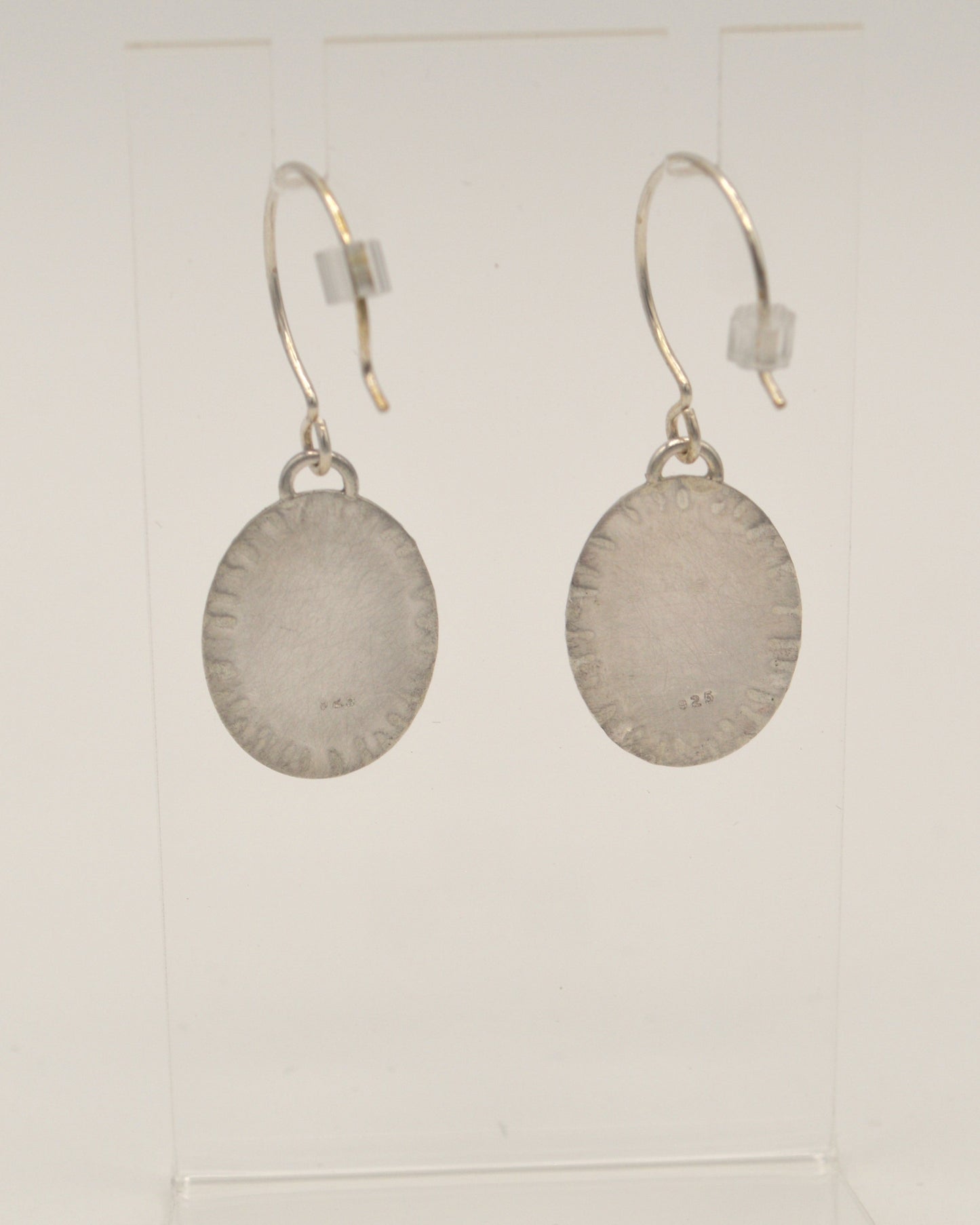 Turquoise Oval Drop Earrings