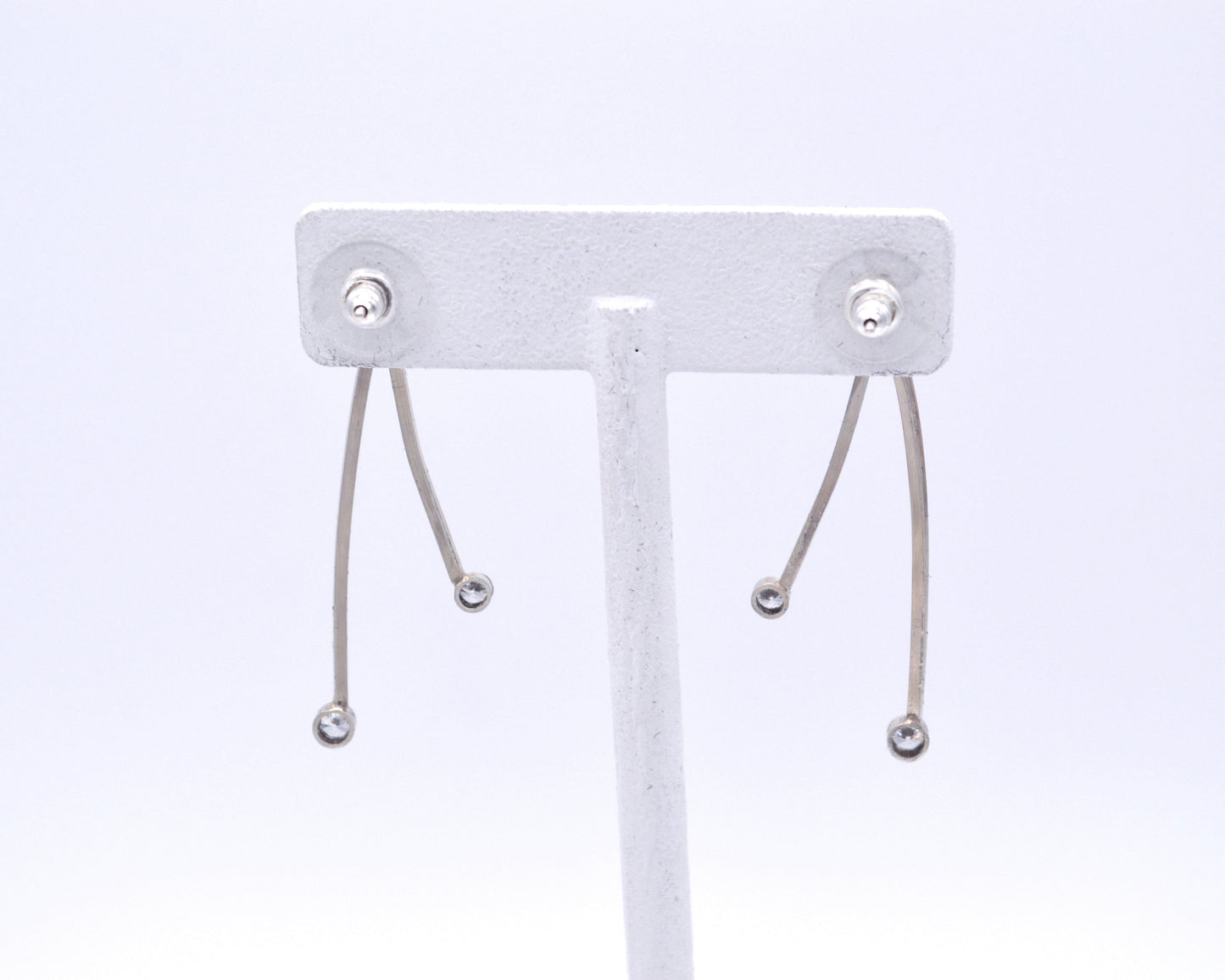 Modern Cubic Zirconia Post Earrings