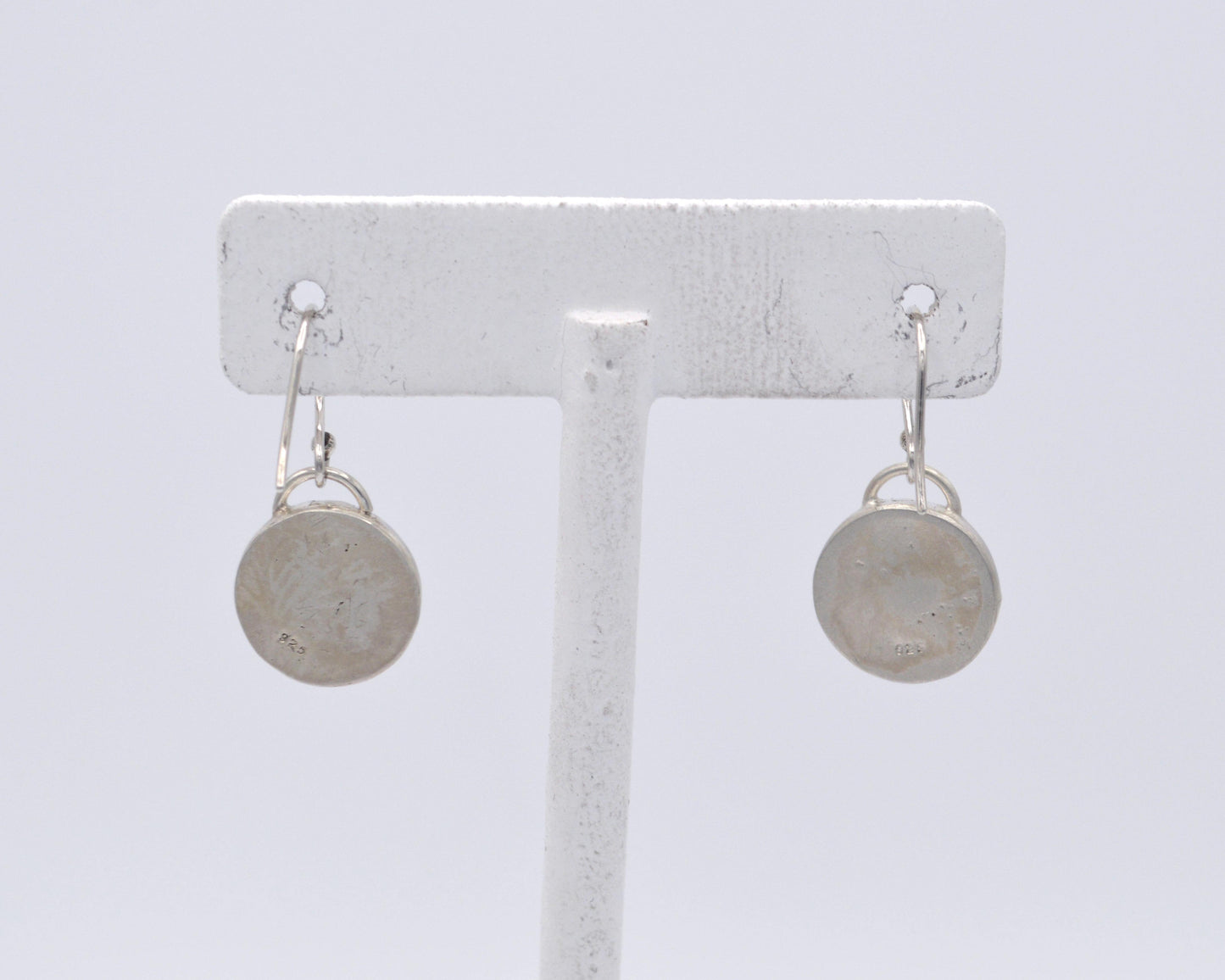 Snowflake Obsidian Dangle Earrings