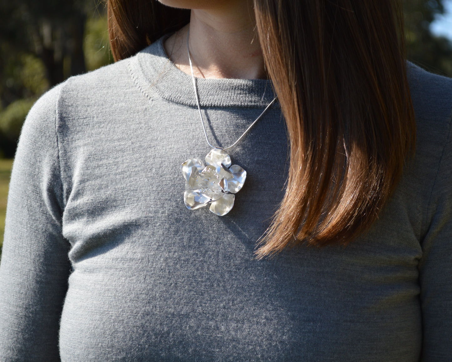Magnolia Blossom Necklace