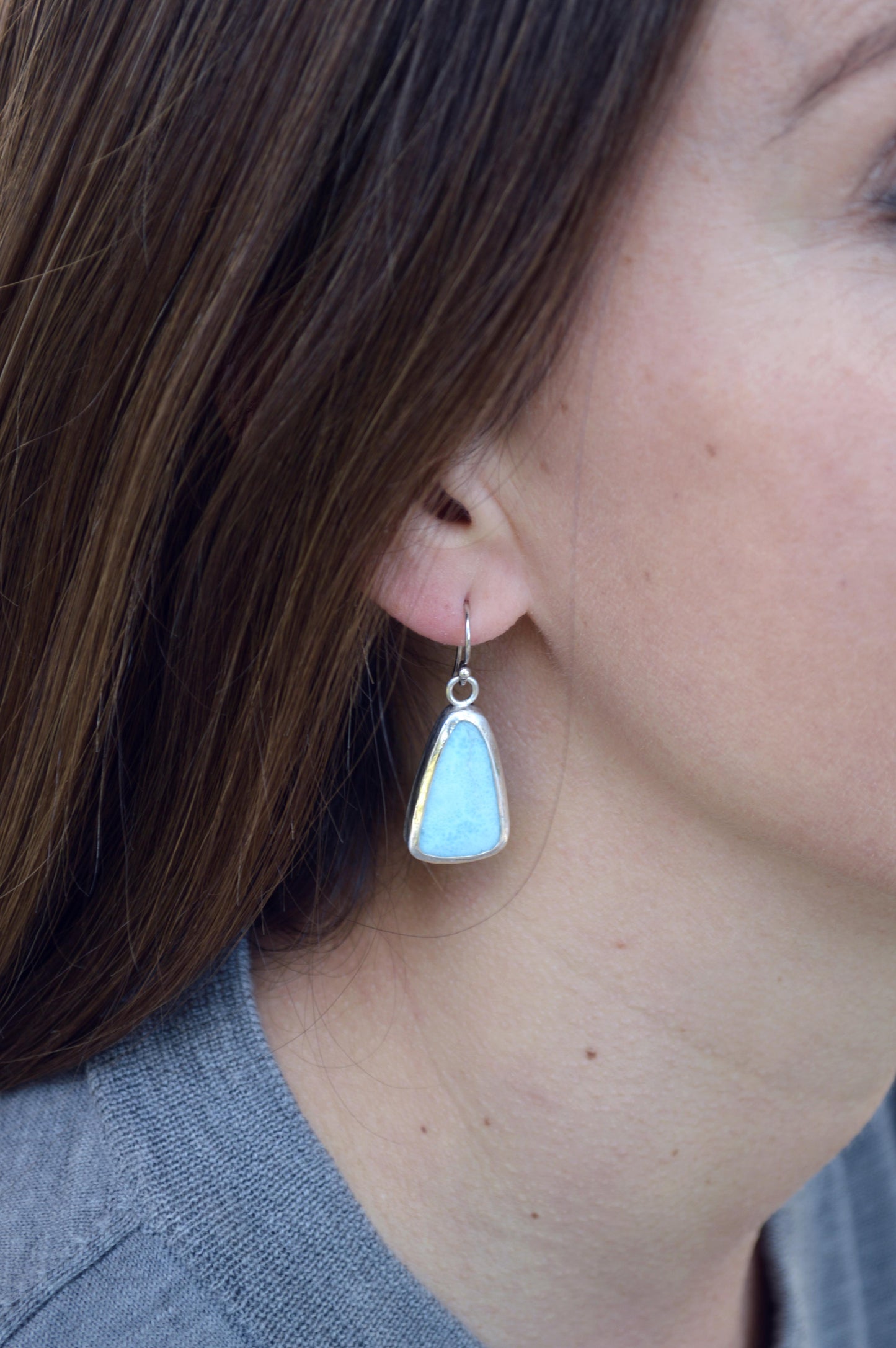 Larimar Dangle earrings