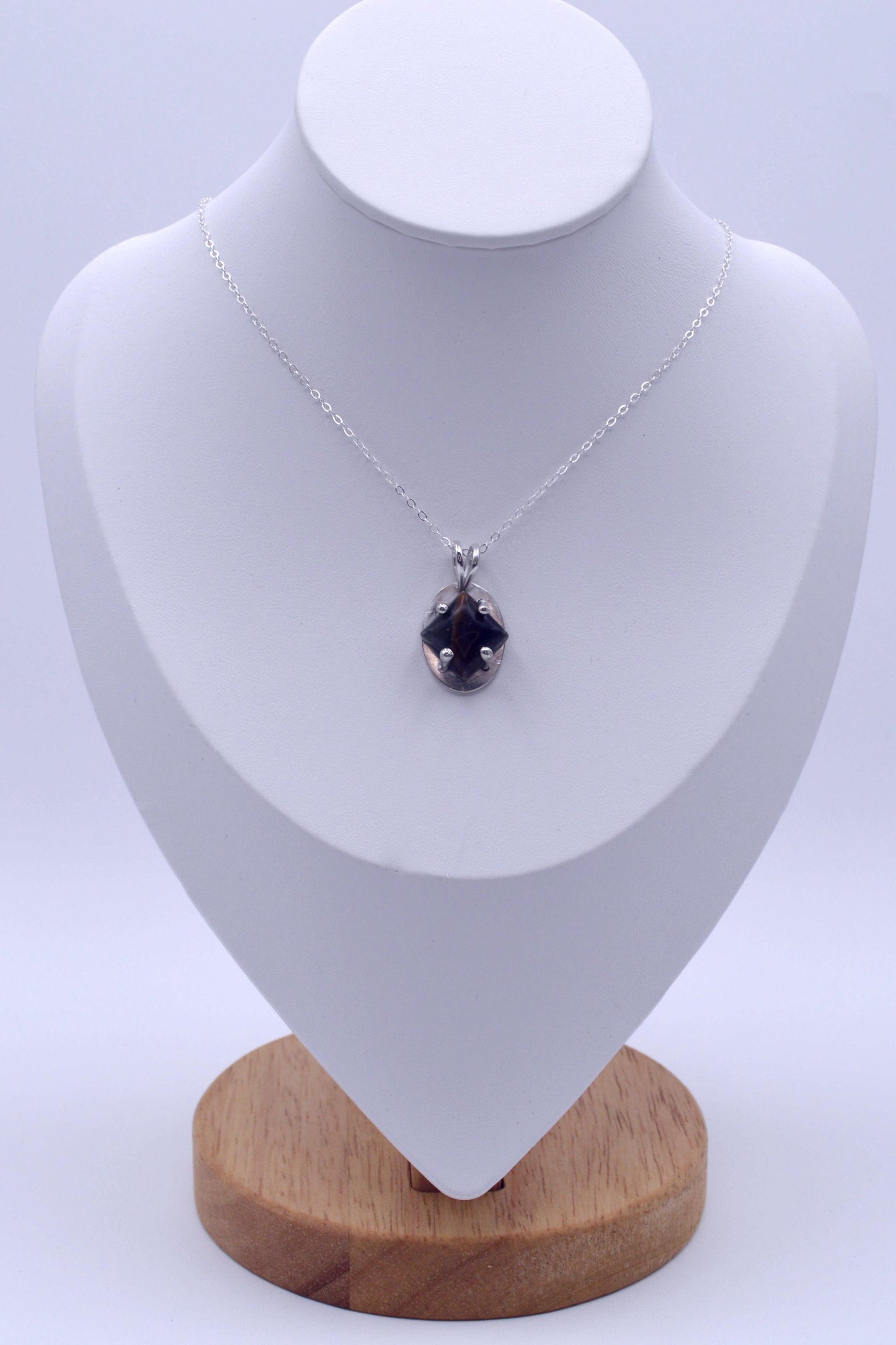 Square Fluorite Pendant