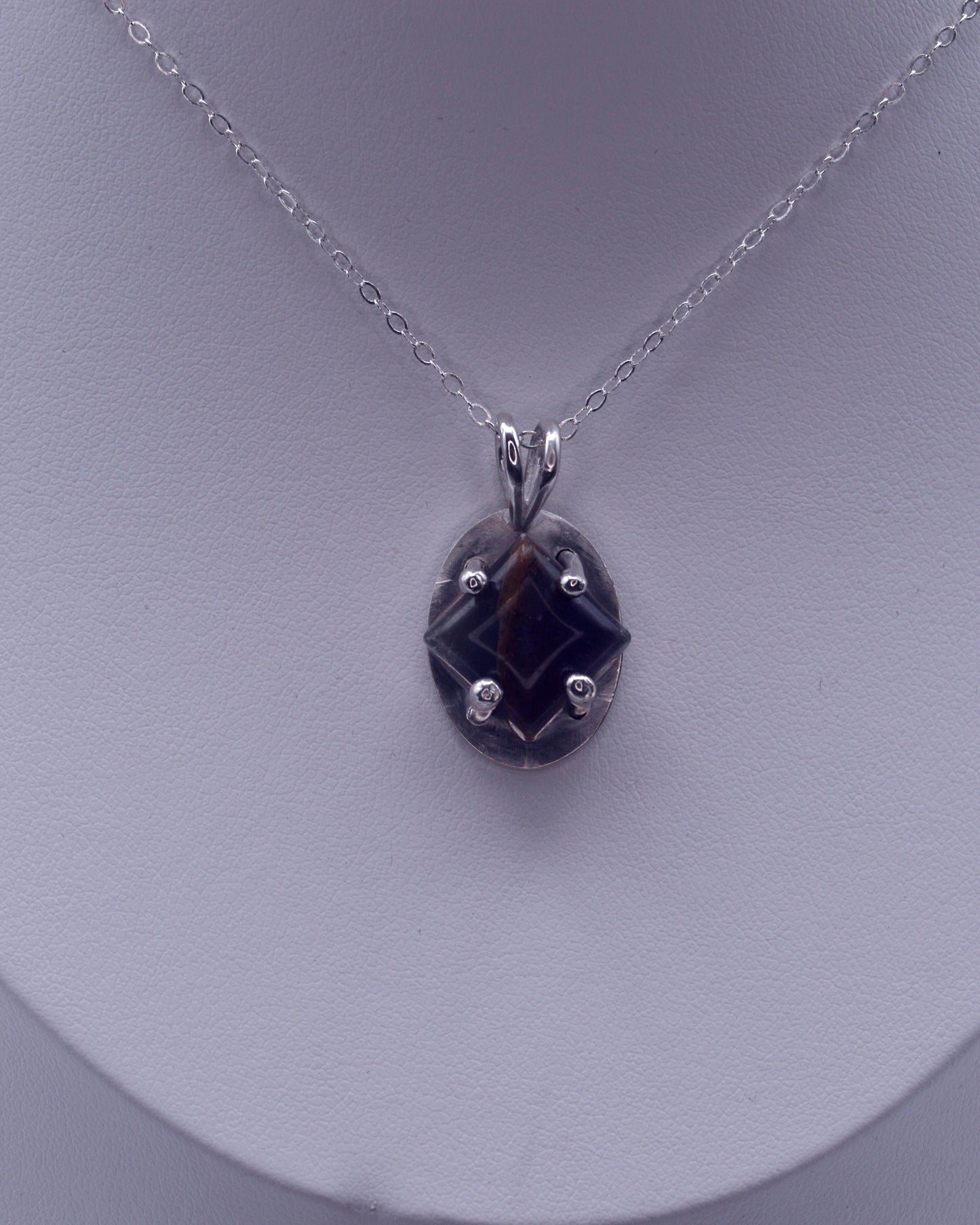 Square Fluorite Pendant