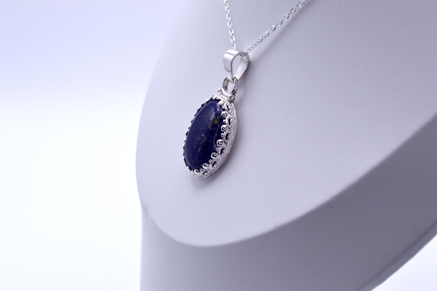Oval Lapis Pendant