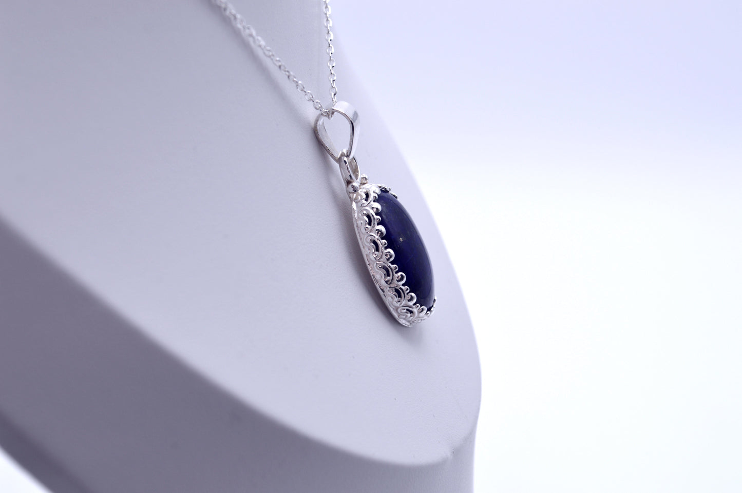 Oval Lapis Pendant
