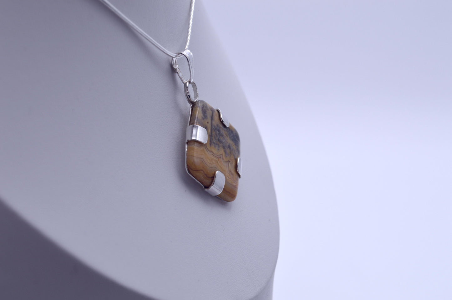 Yellow Agate Pendant