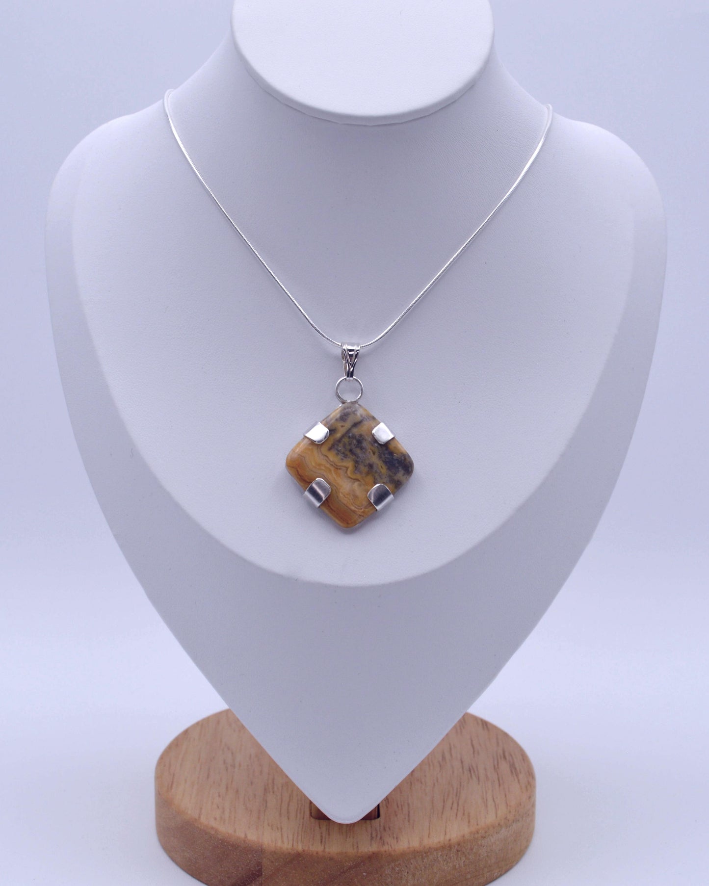 Yellow Agate Pendant