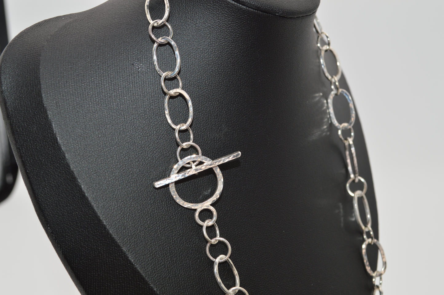 Hammered Oval Link Chain