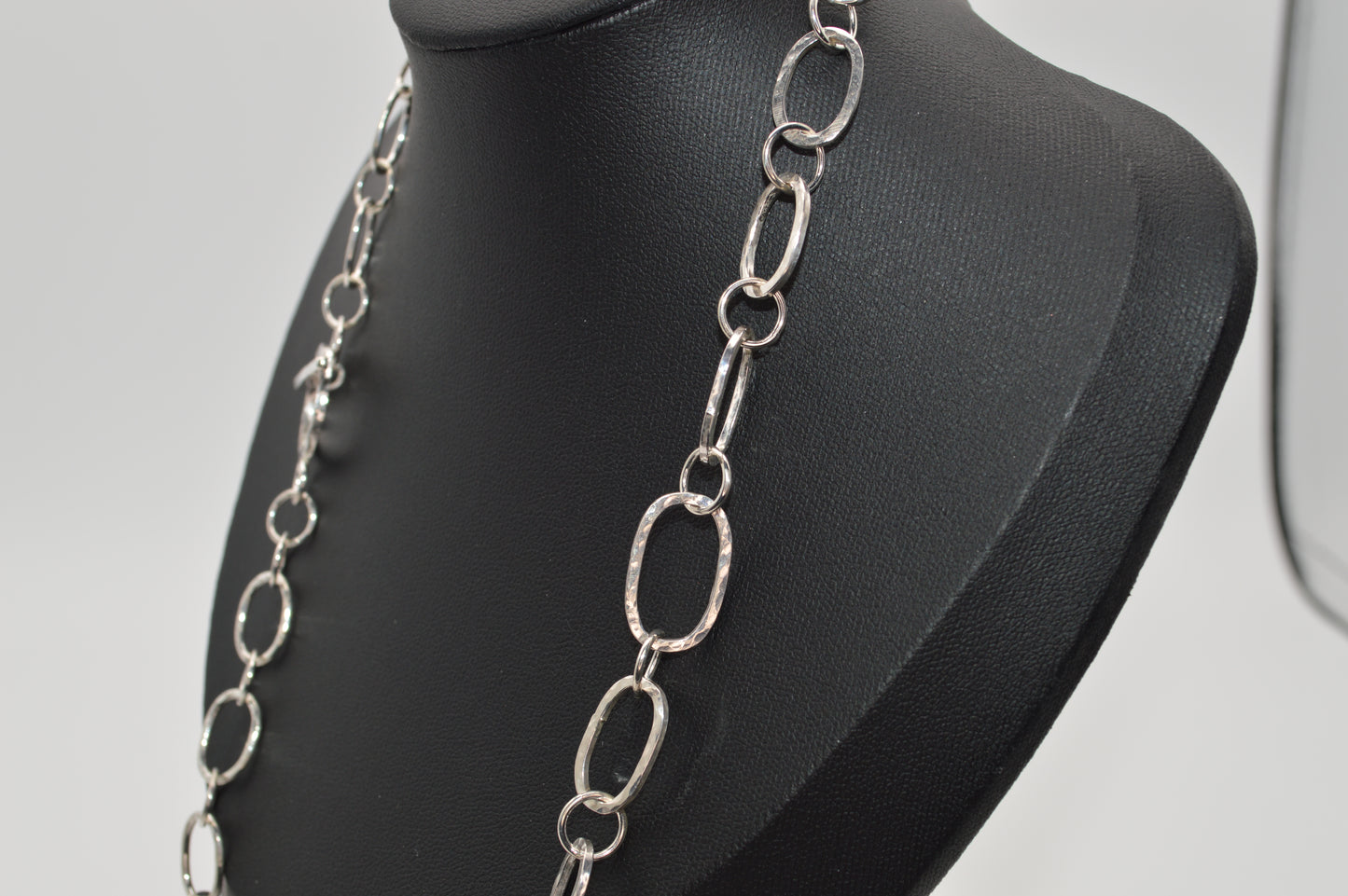 Hammered Oval Link Chain