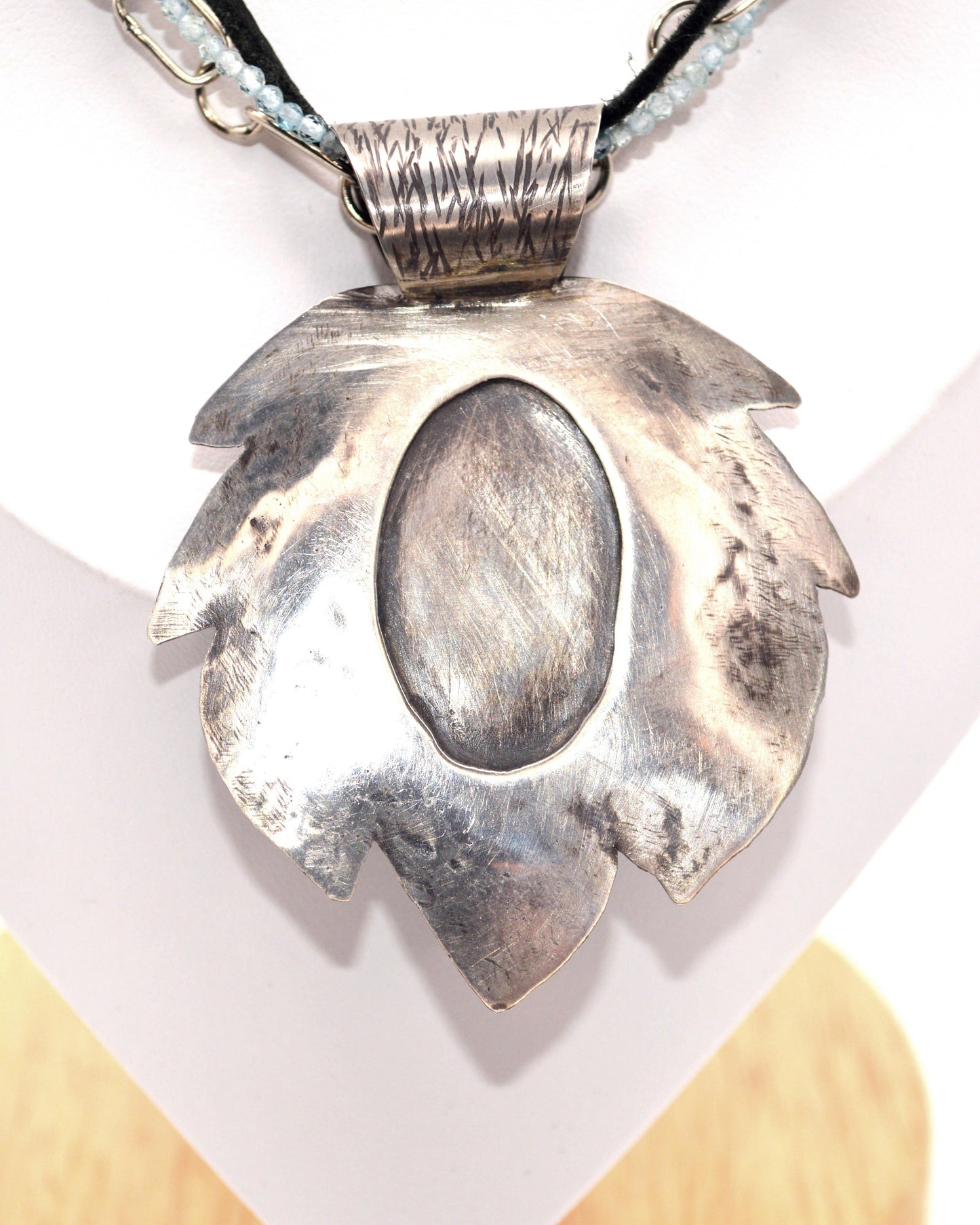 Blue Apatite Freeform Necklace