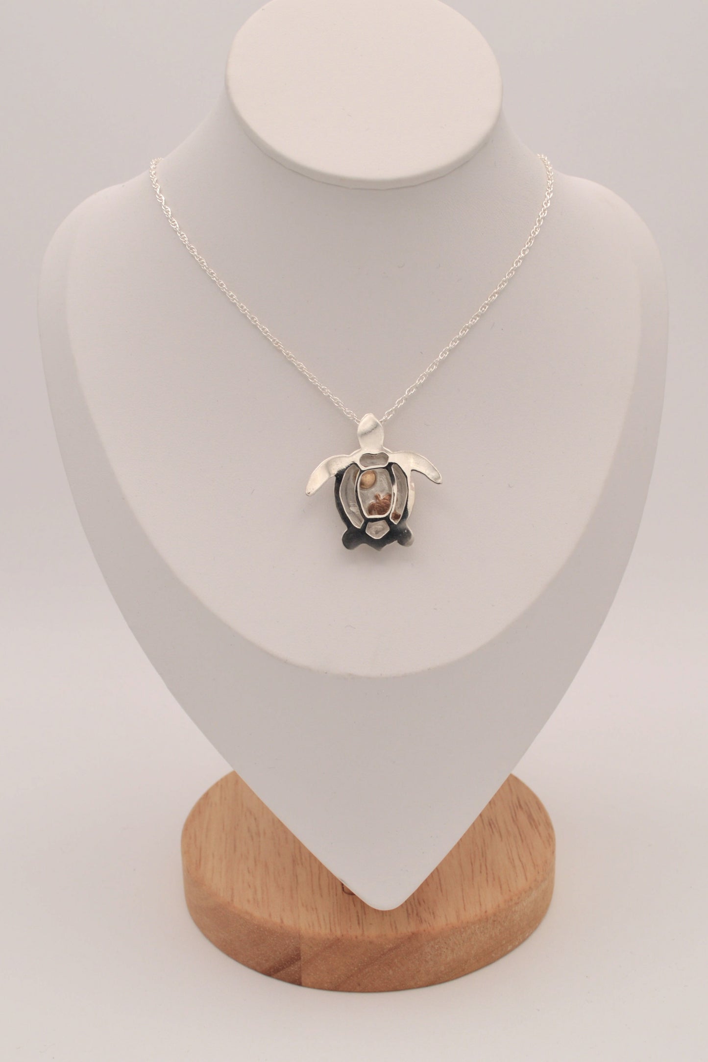 3D Turtle Shadow Box Pendant