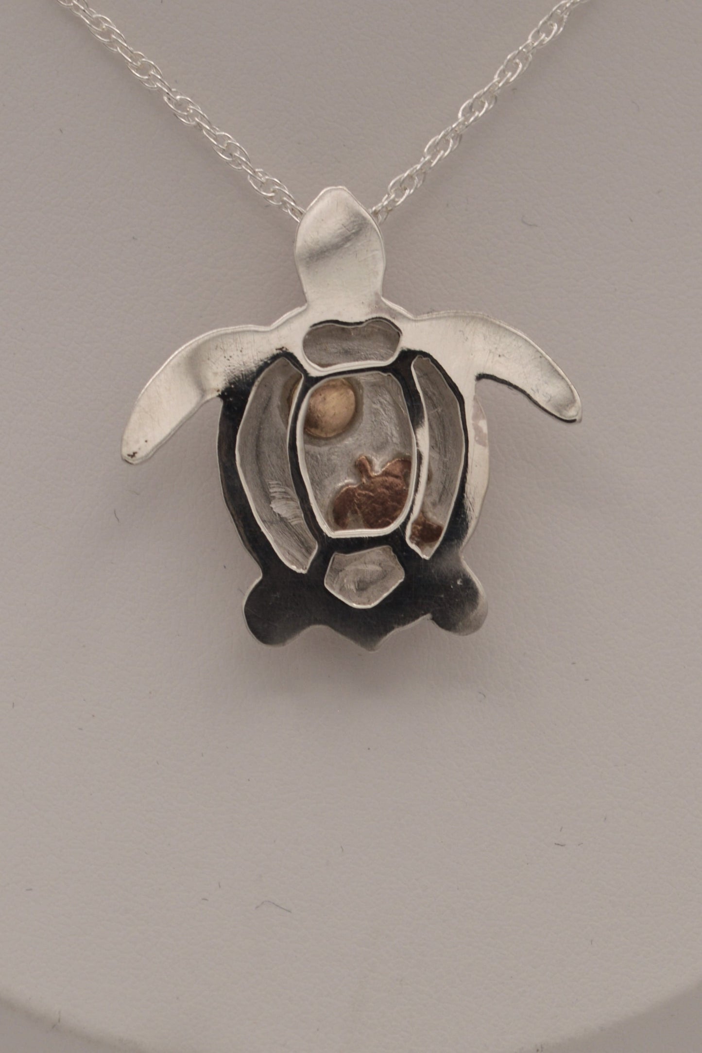 3D Turtle Shadow Box Pendant
