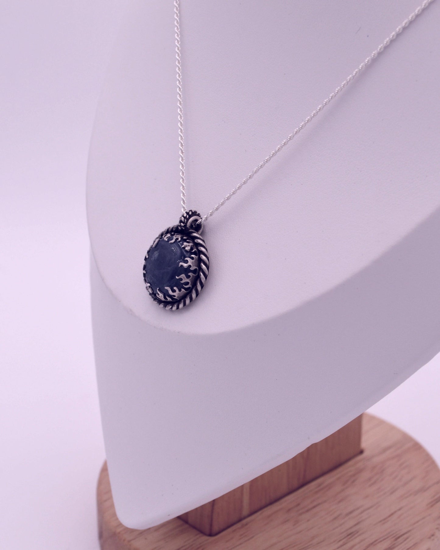 Kyanite Fire Pendant