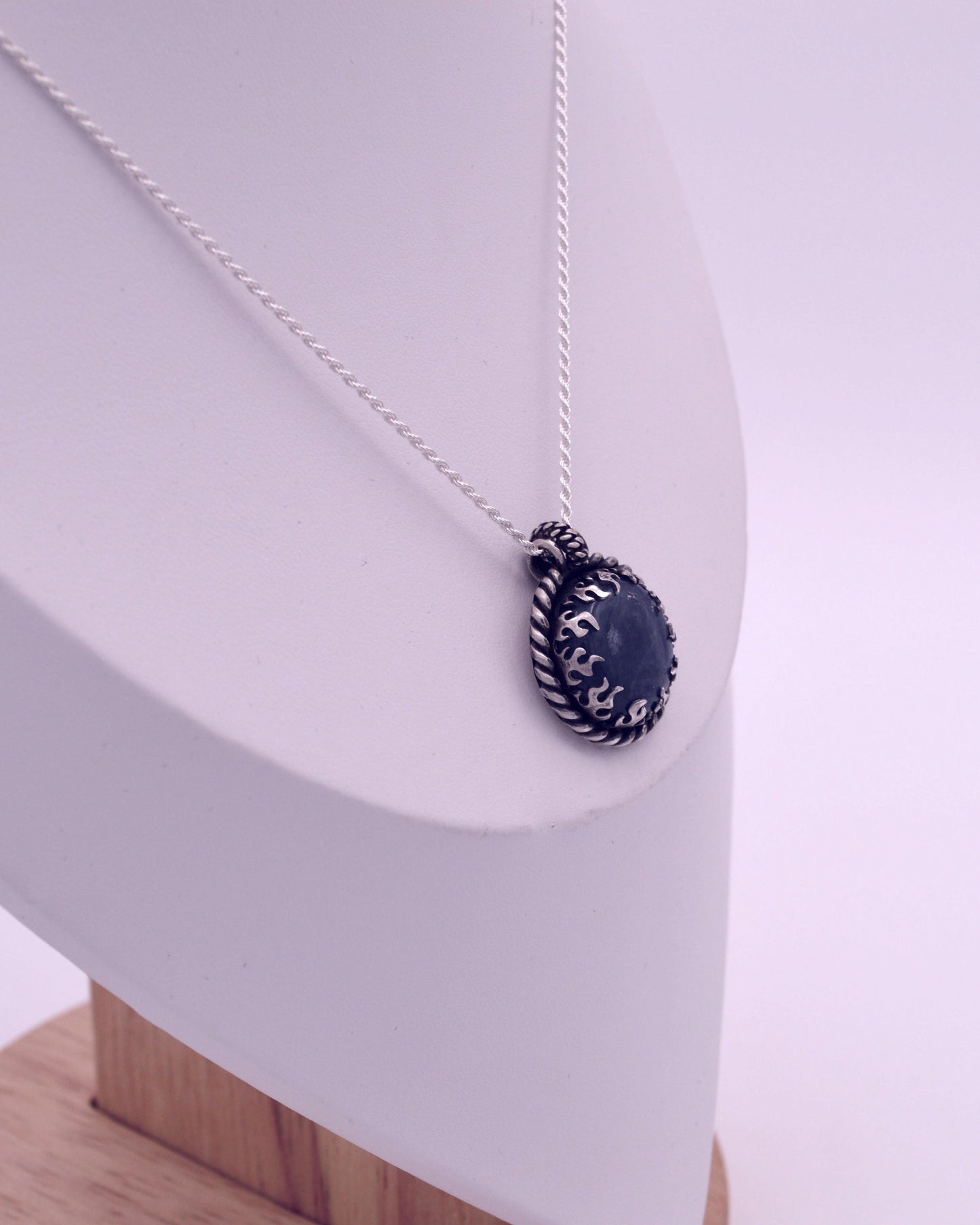 Kyanite Fire Pendant