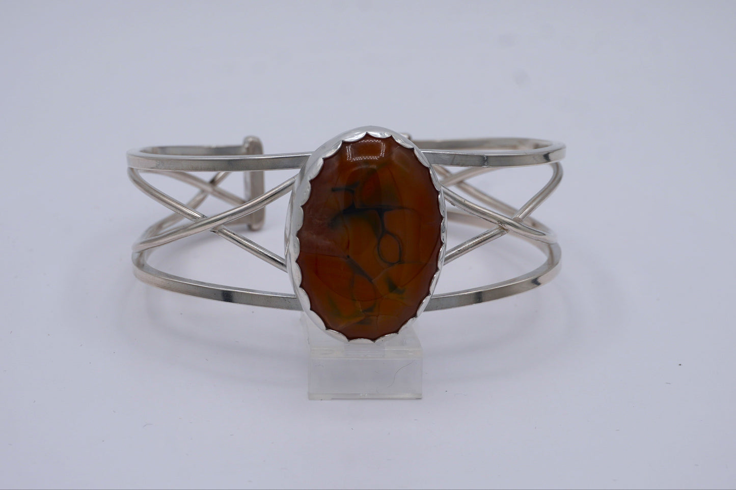 Dragon Vein Agate Bracelet