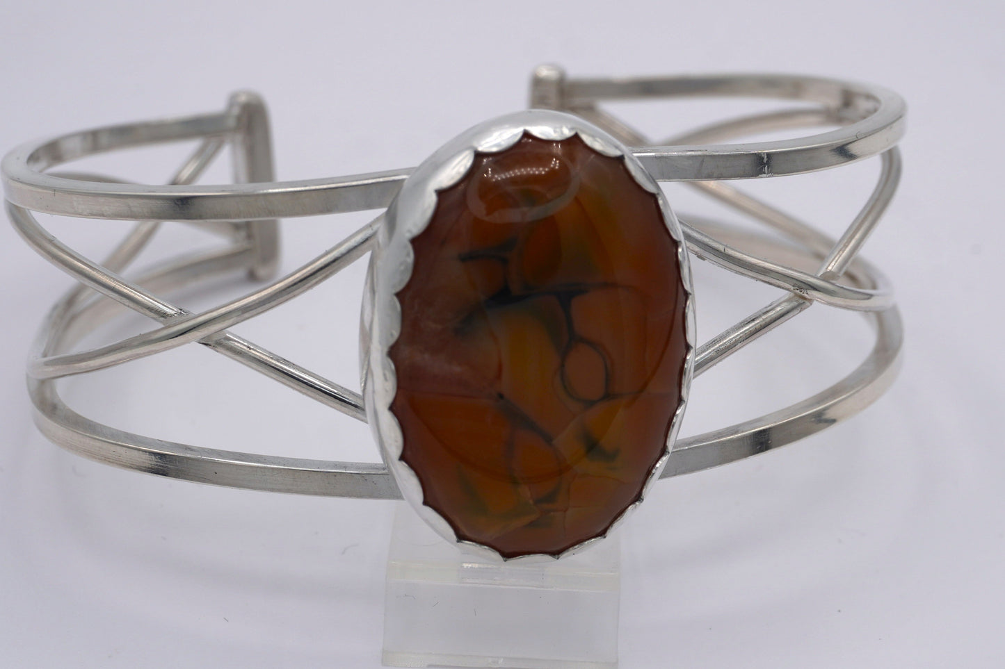 Dragon Vein Agate Bracelet