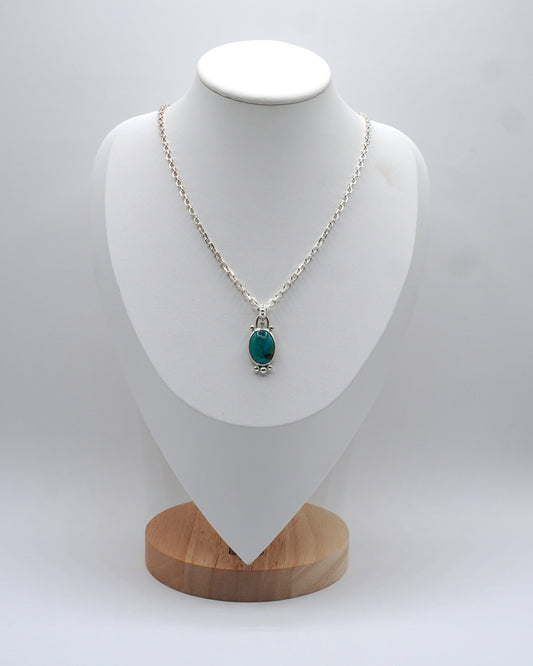 Turquoise Oval Pendant