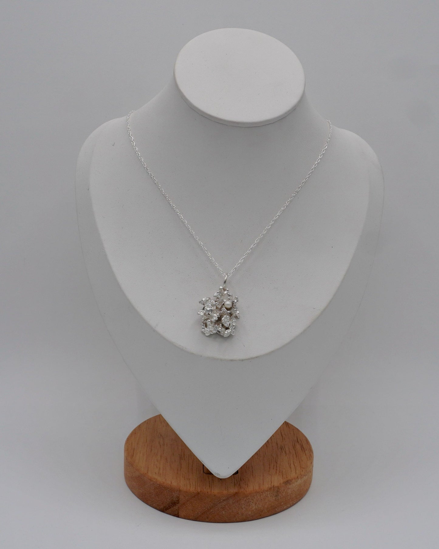 Salt Cast with Pearl Necklace
