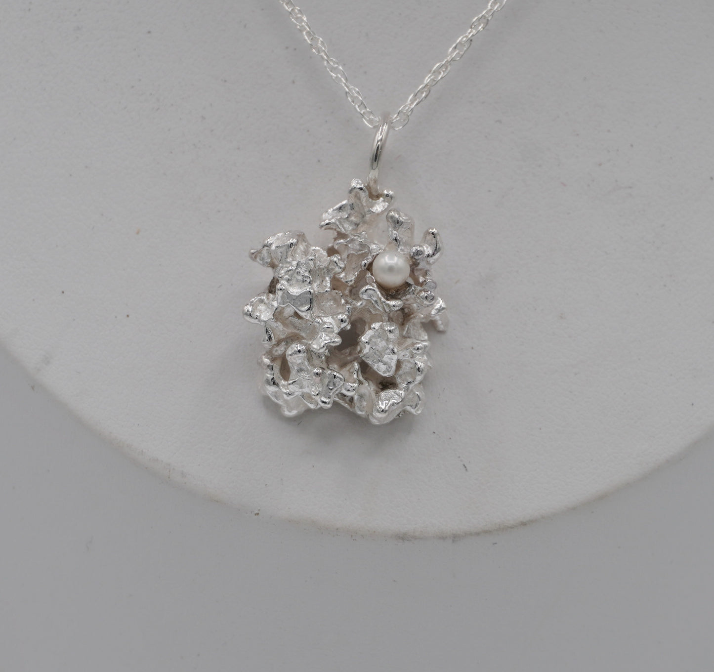 Salt Cast with Pearl Necklace