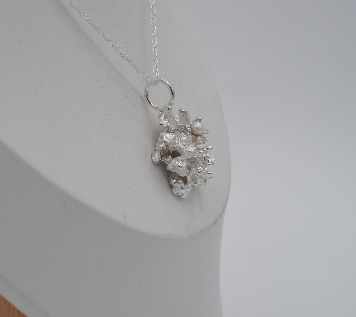 Salt Cast with Pearl Necklace