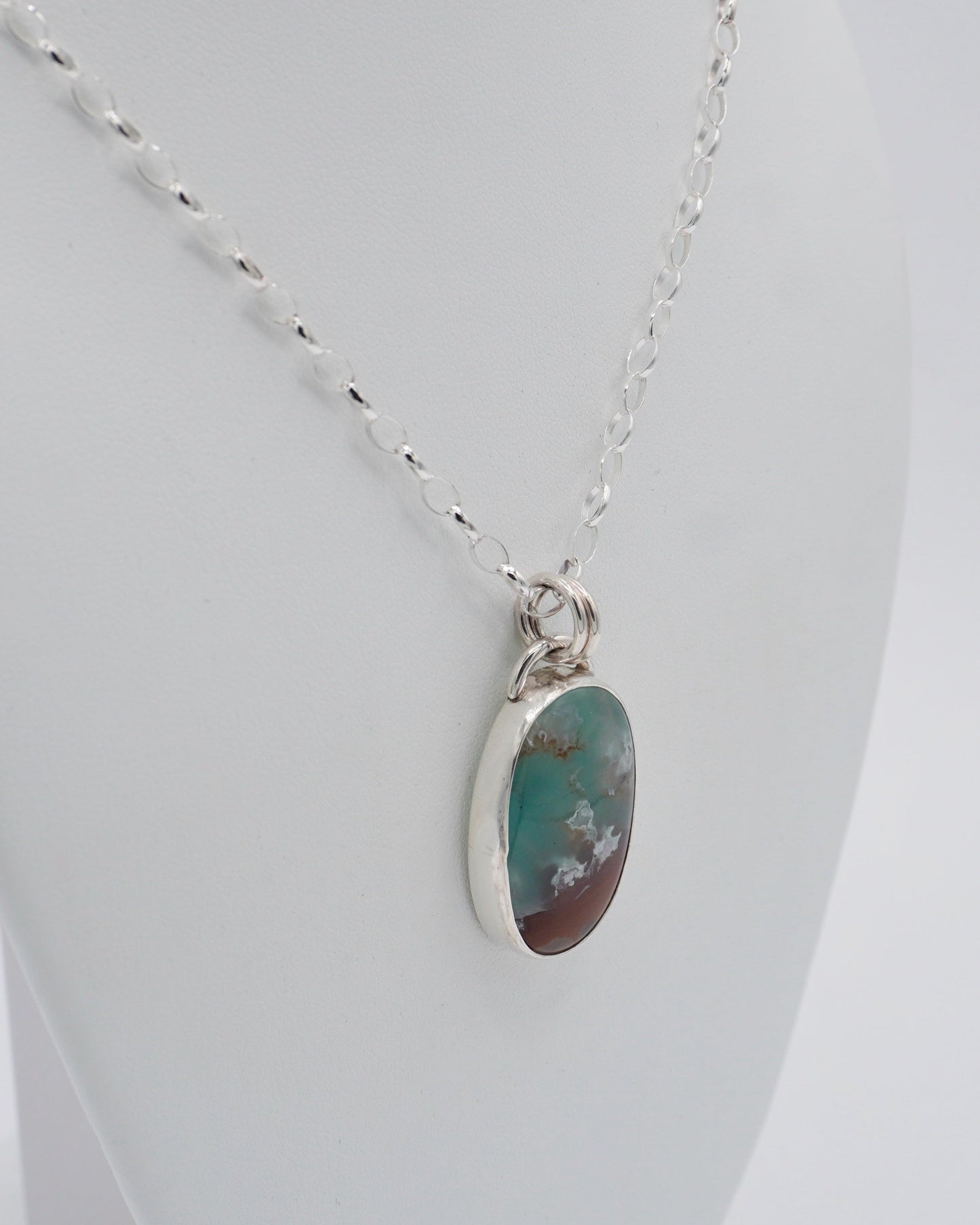 Chrysoprase Pendant Necklace