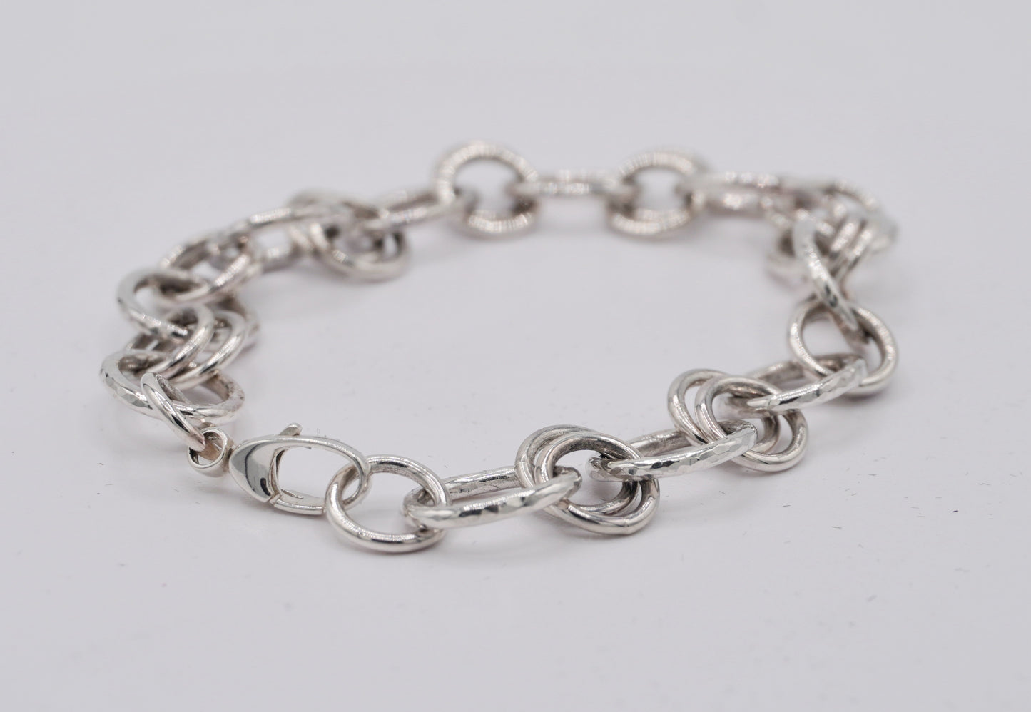 Hand Made Single-Double Chain Link Bracelet