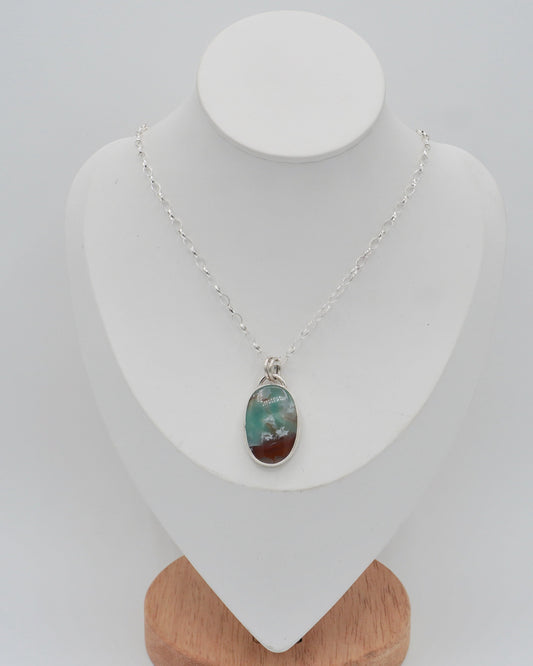 Chrysoprase Pendant Necklace