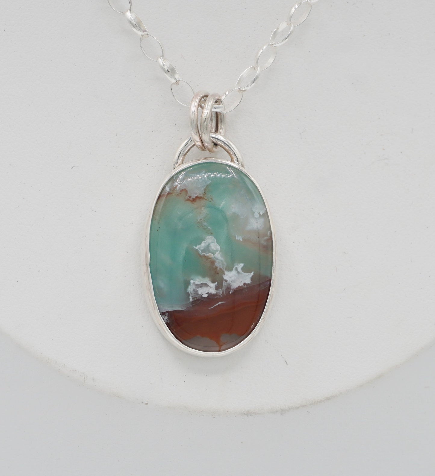 Chrysoprase Pendant Necklace