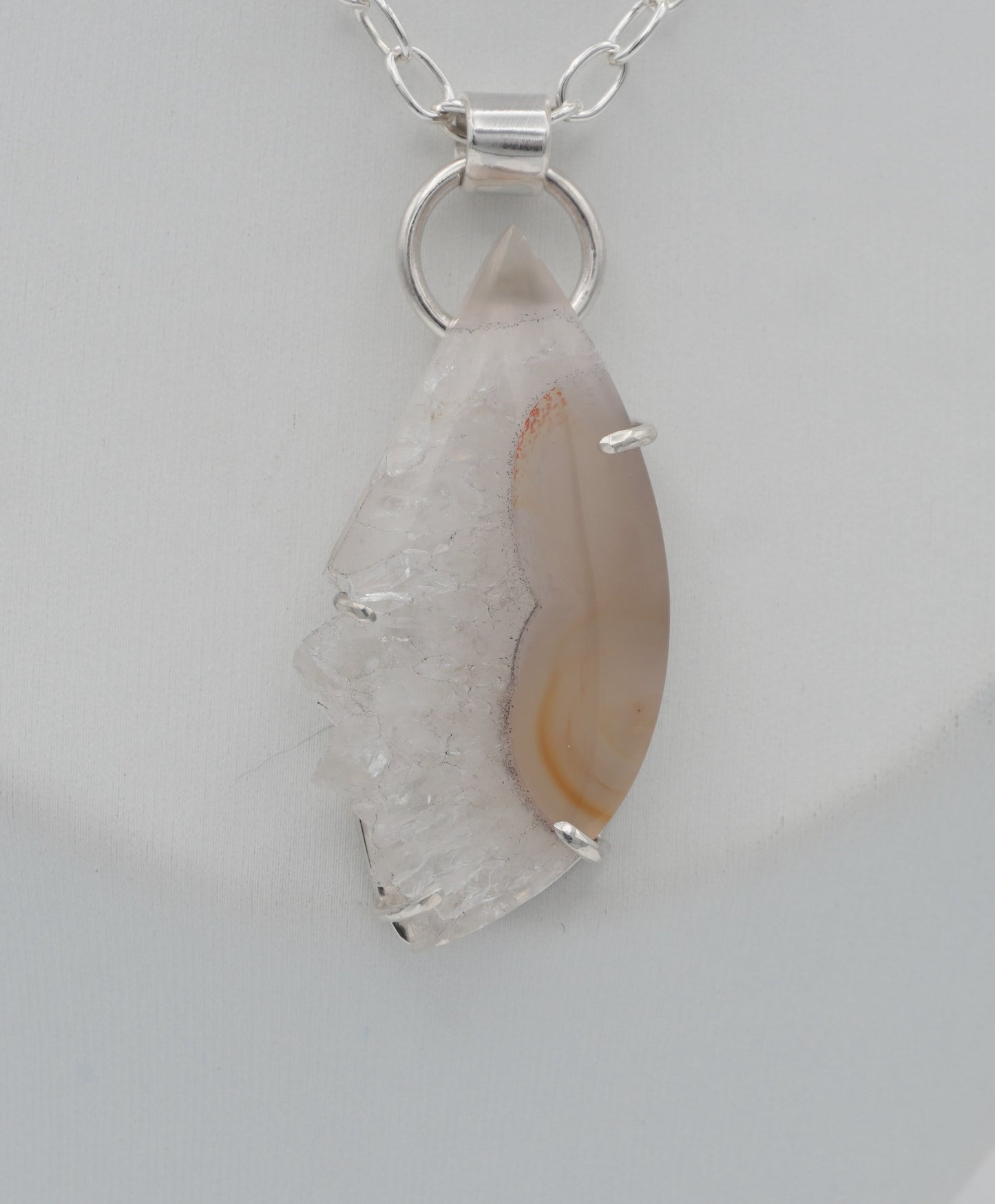 Agua Nueva Agate Pendant Necklace