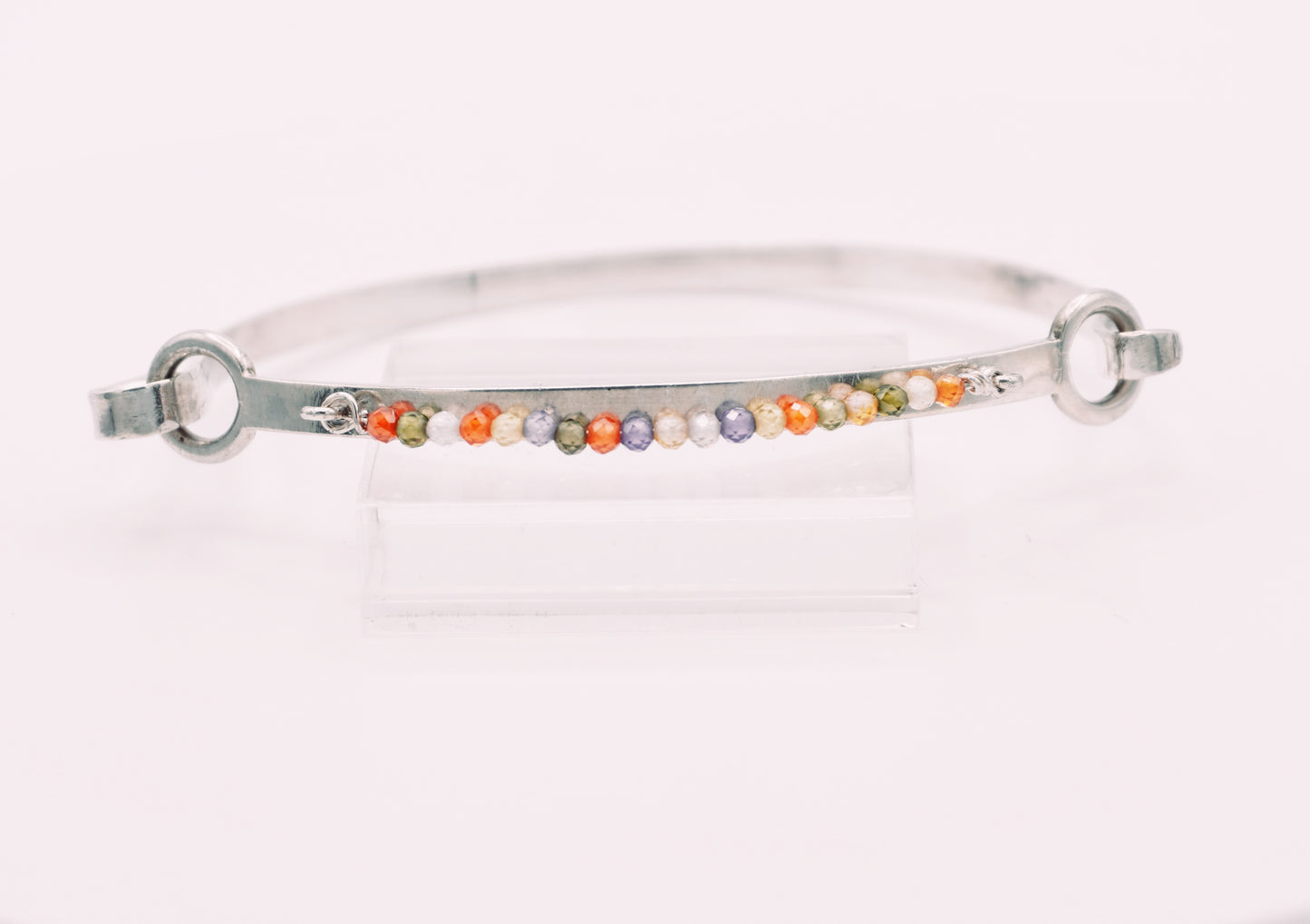 Multi-color CZ-trimmed Bracelet