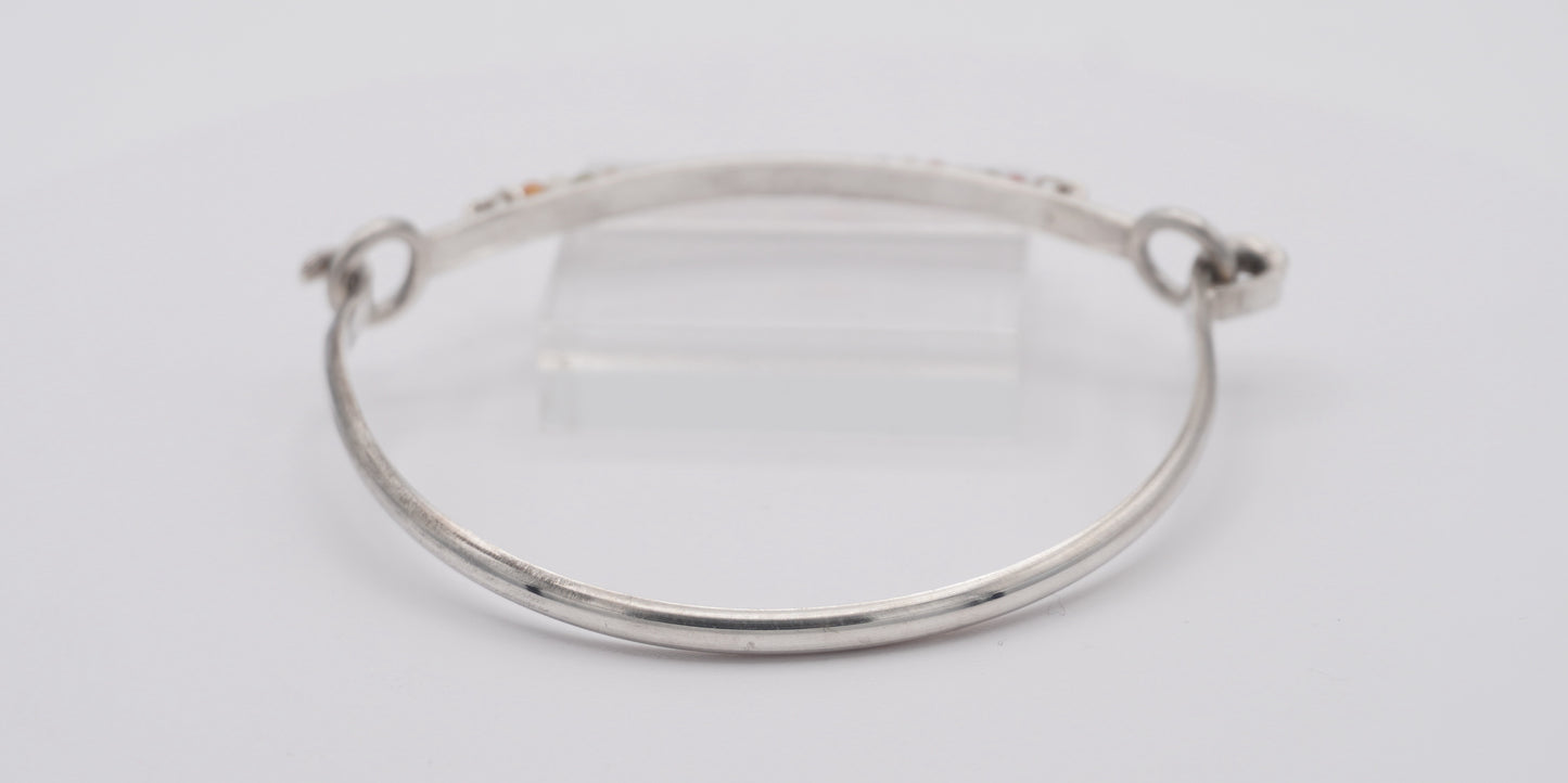 Multi-color CZ-trimmed Bracelet