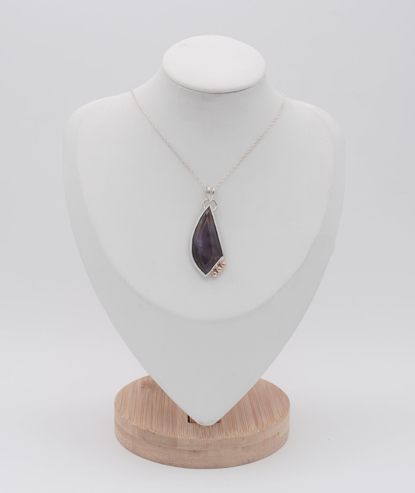 Purple Agate Pendant