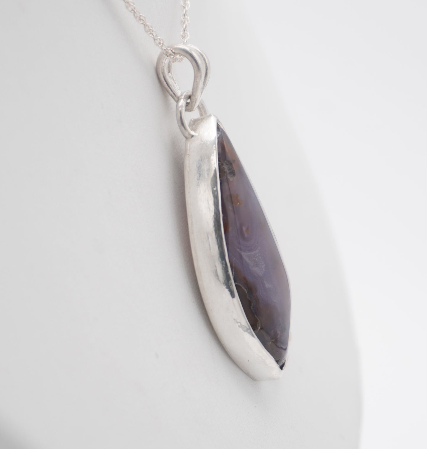 Purple Agate Pendant