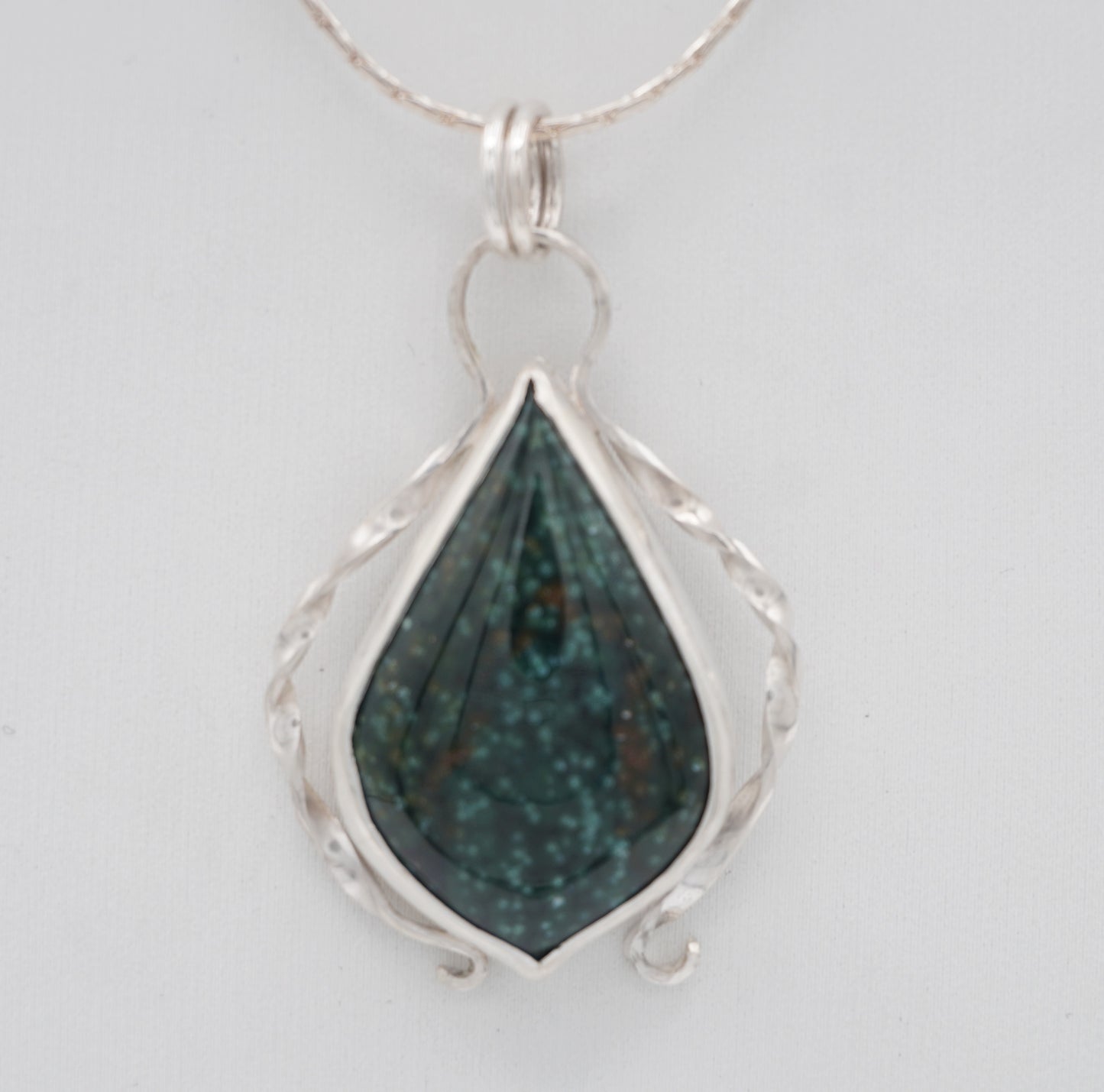 River Jasper Ribbons Pendant